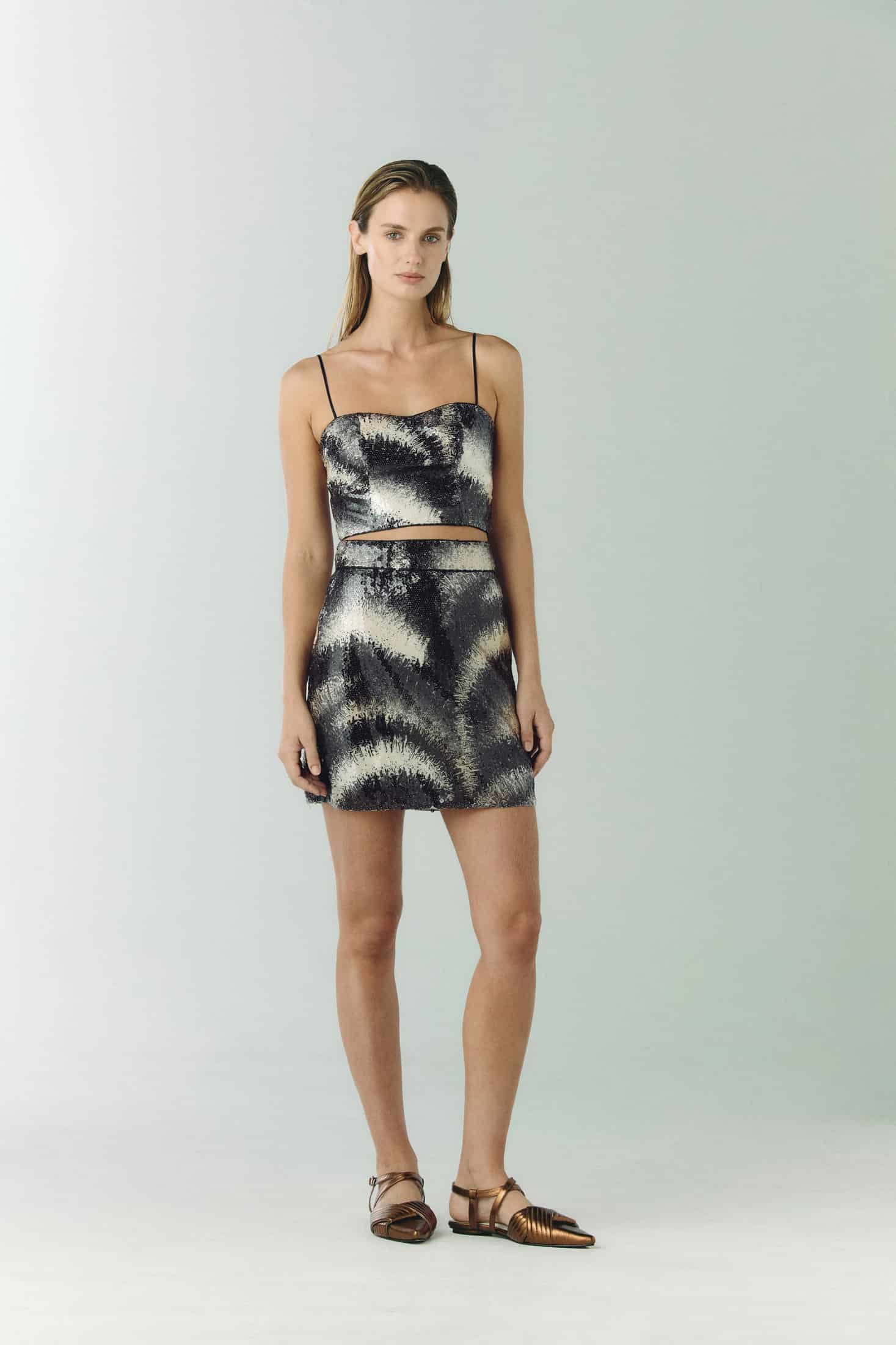 Baracoa Sequins Crop Top / Black - miniatura 2