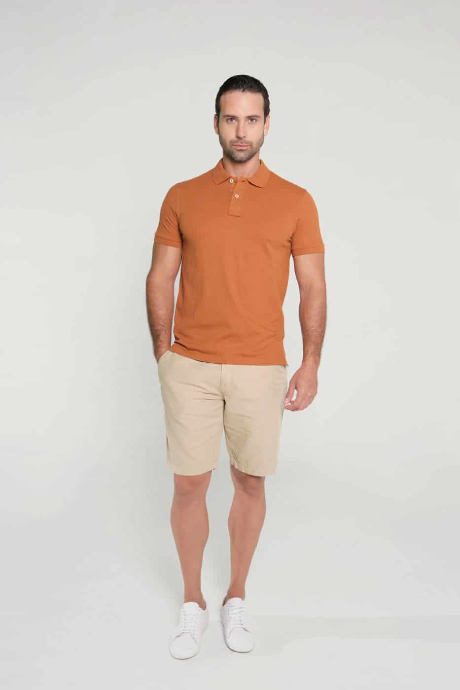 Camiseta Polo Terracota - miniatura 2