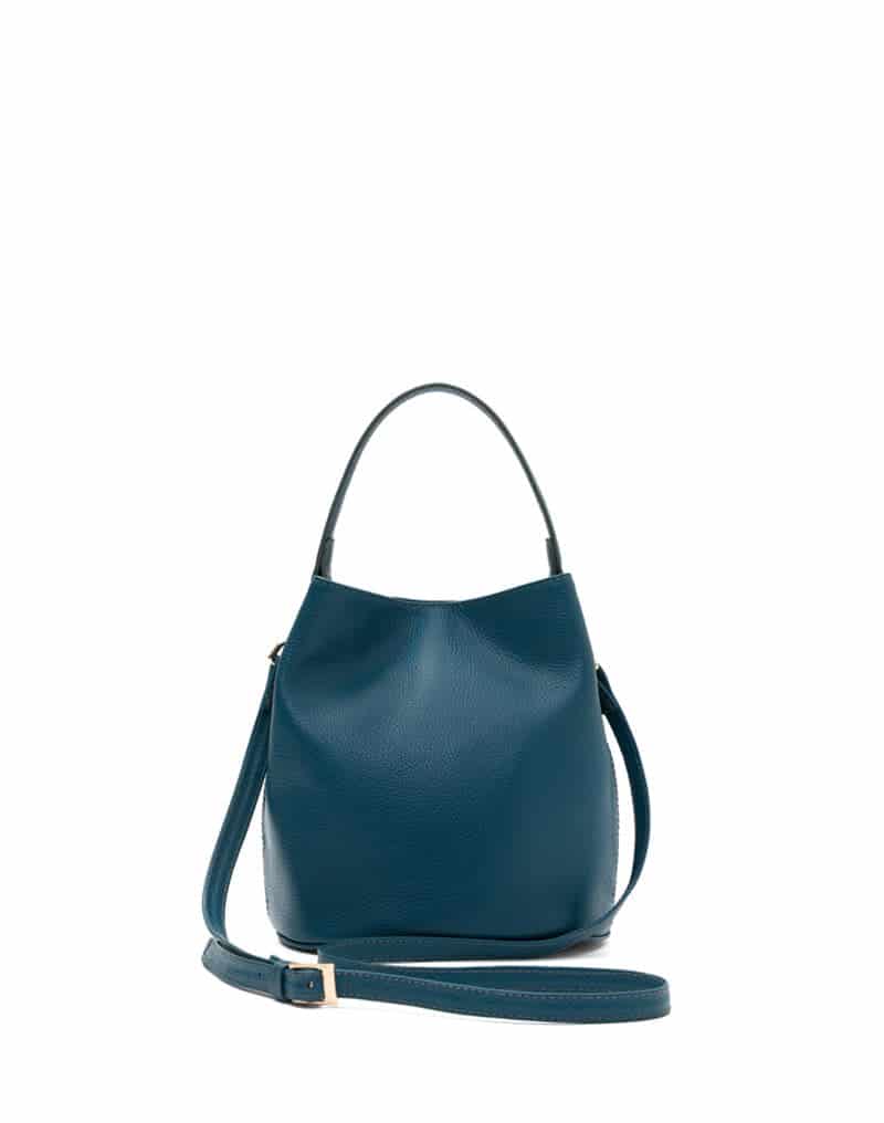 Bolso manos libres con tejido en cuero para dama REF P2923 - miniatura 3