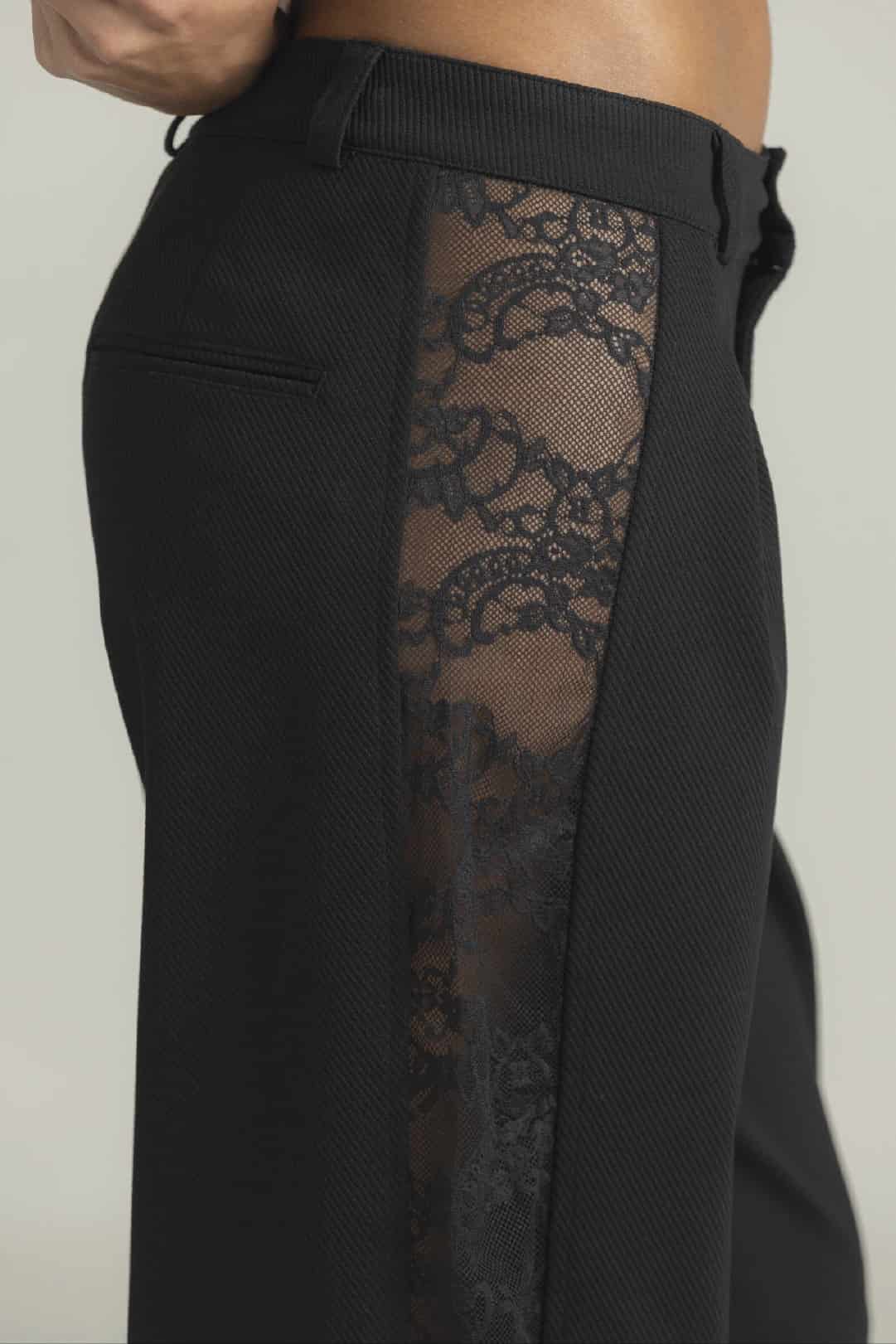SET CORSET & PANTALON INDIRA NEGRO - miniatura 5