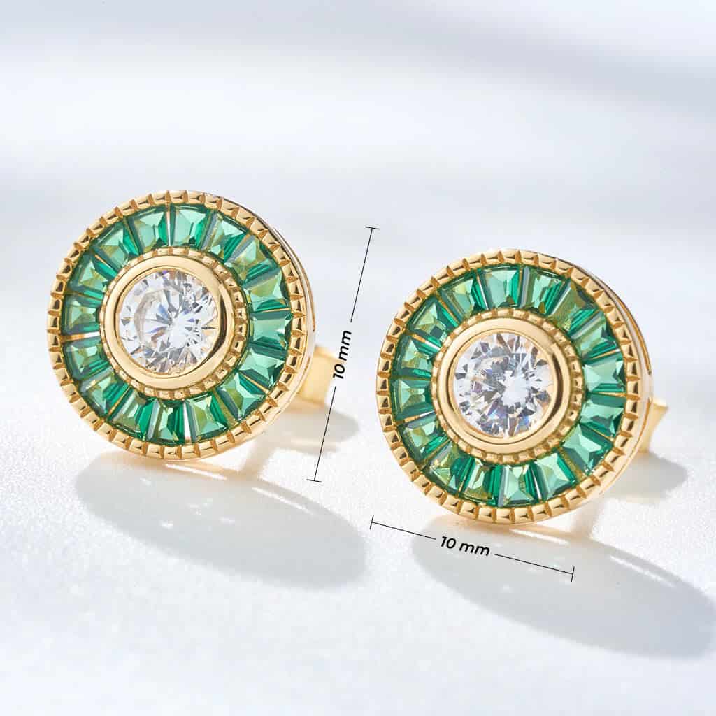 Aretes Clara Esmeralda - miniatura 5