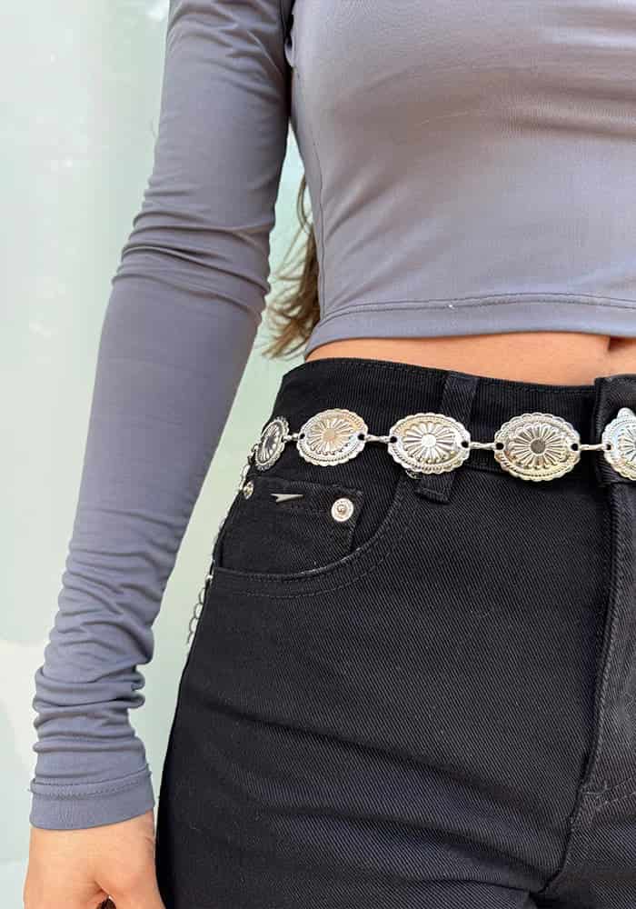 Jeans Straight Leg Negro - miniatura 4