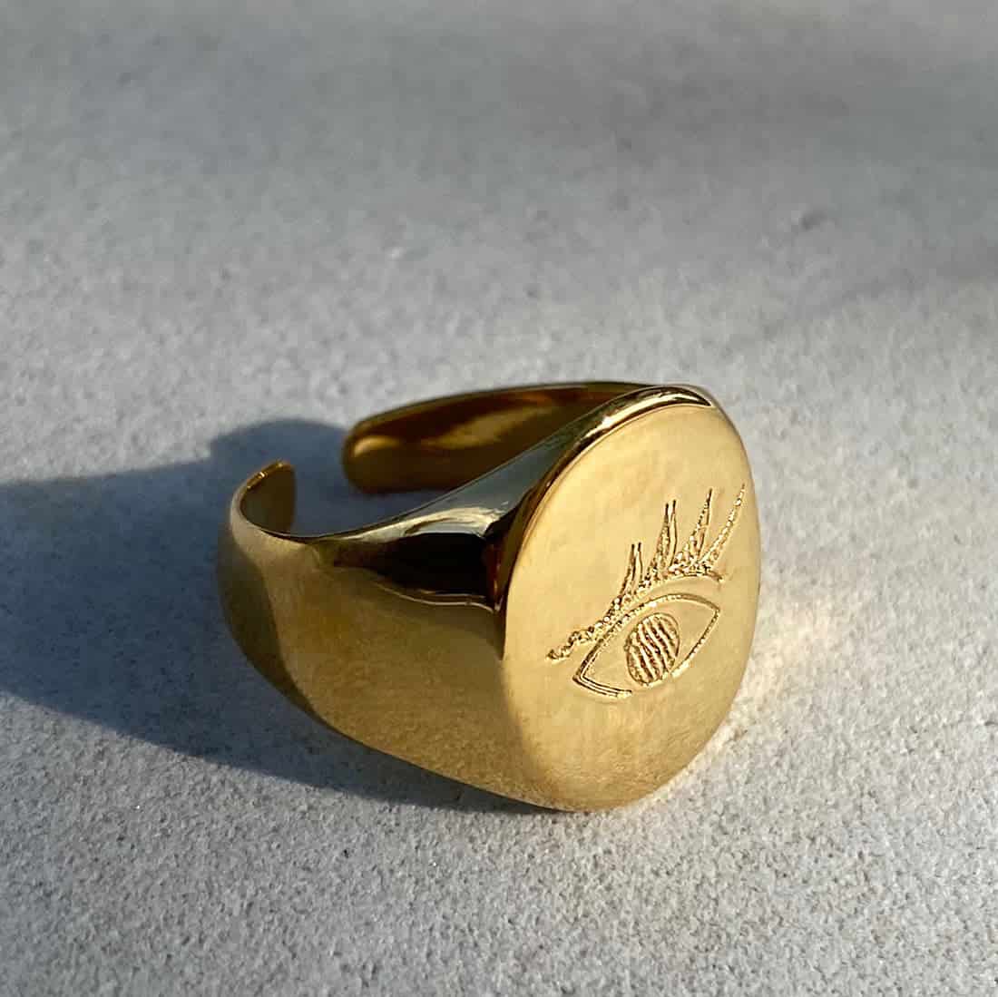 ANILLO OJO ORO - miniatura 2