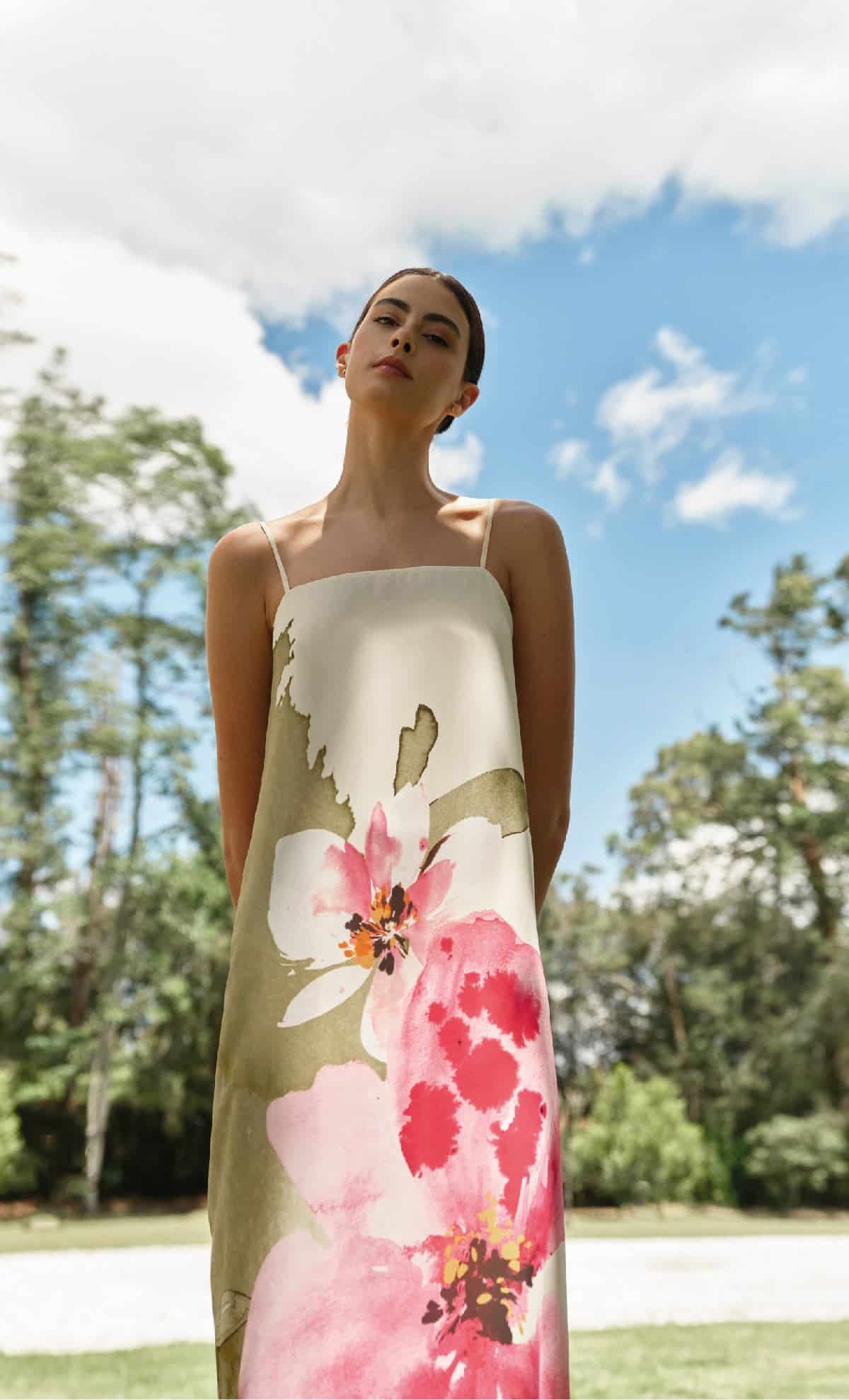 Vestido Largo Java Tropical - miniatura 1