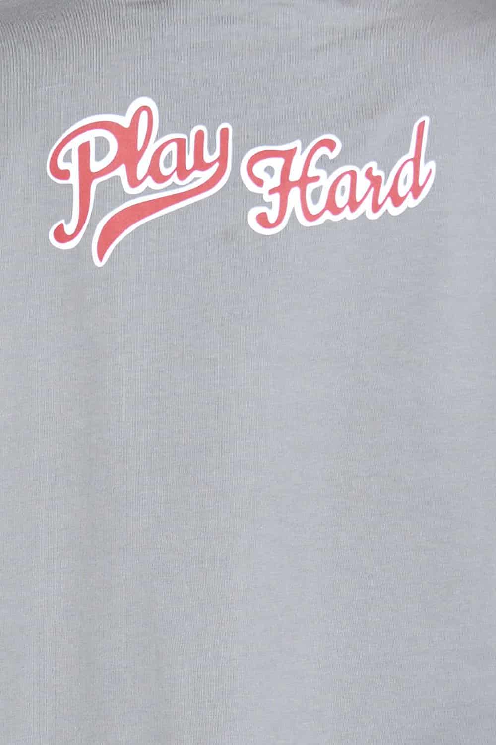 Camiseta oversize PLAY HARD GRIS | DROP 03 | - miniatura 5