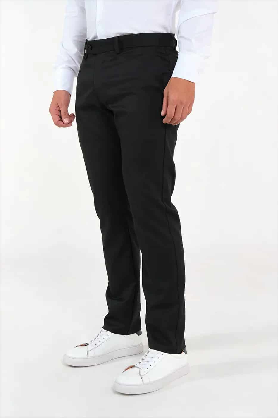 Traje Slim Fit Paño Negro - miniatura 3