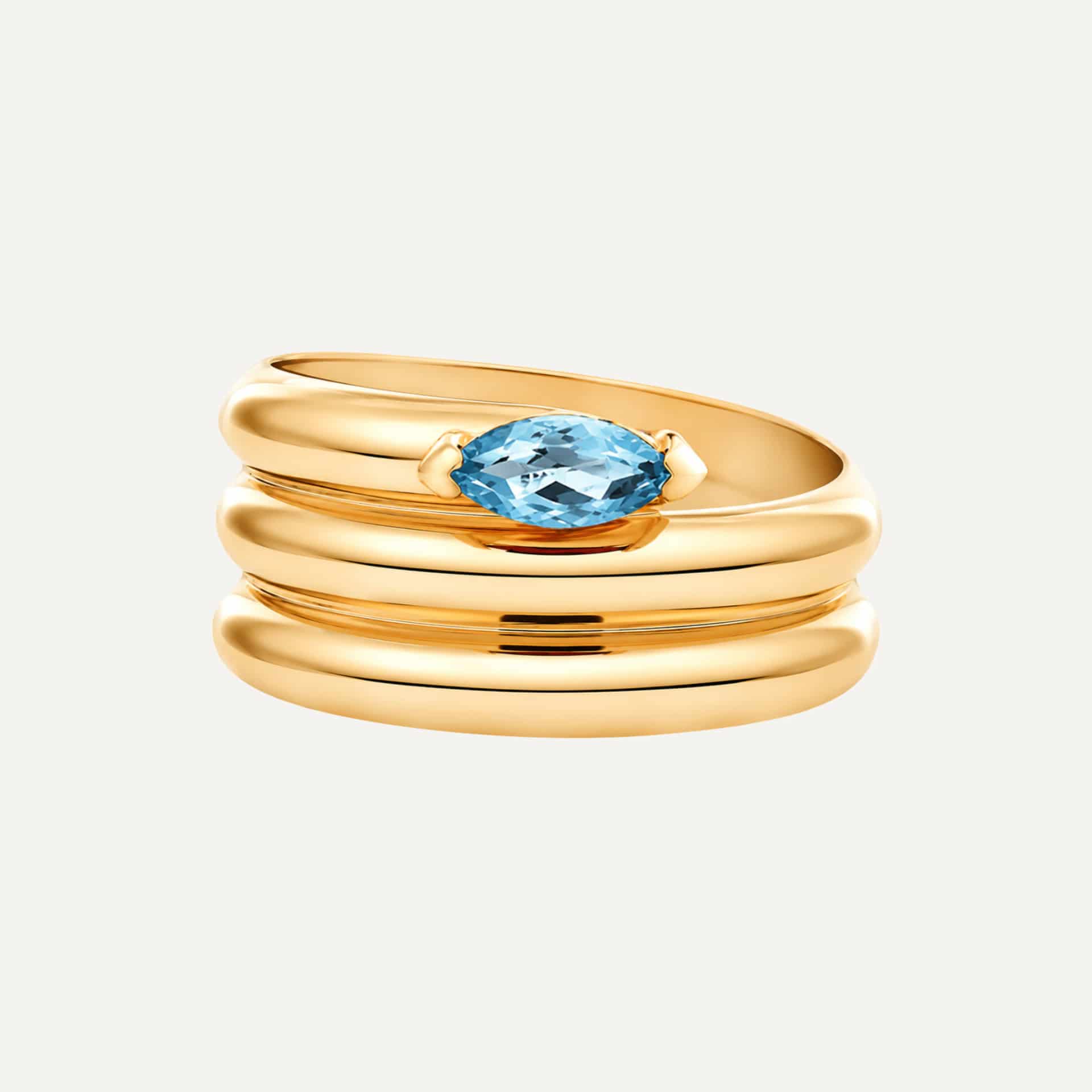Anillo Twisted Marquise - miniatura 2