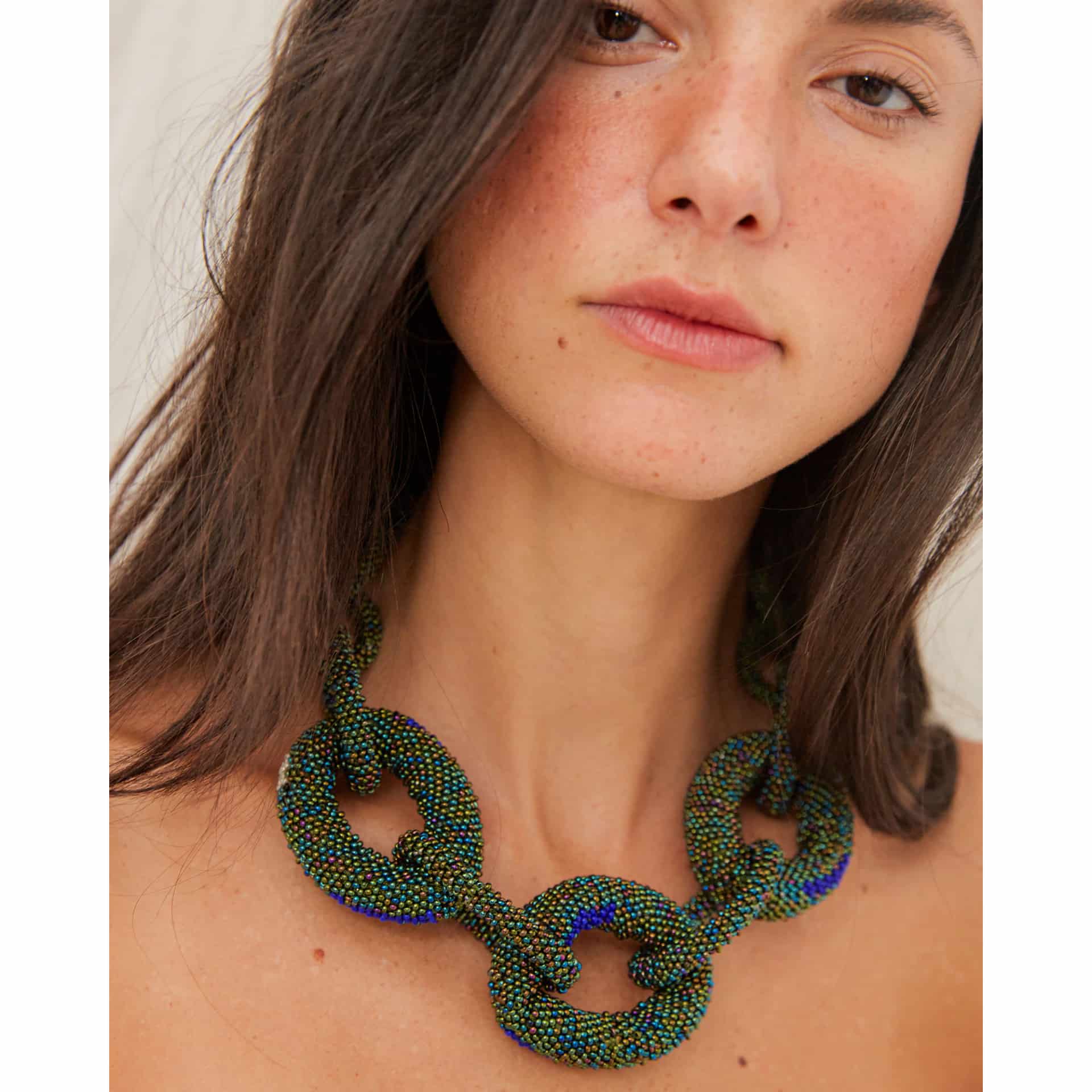 Link Beaded Necklace - miniatura 13
