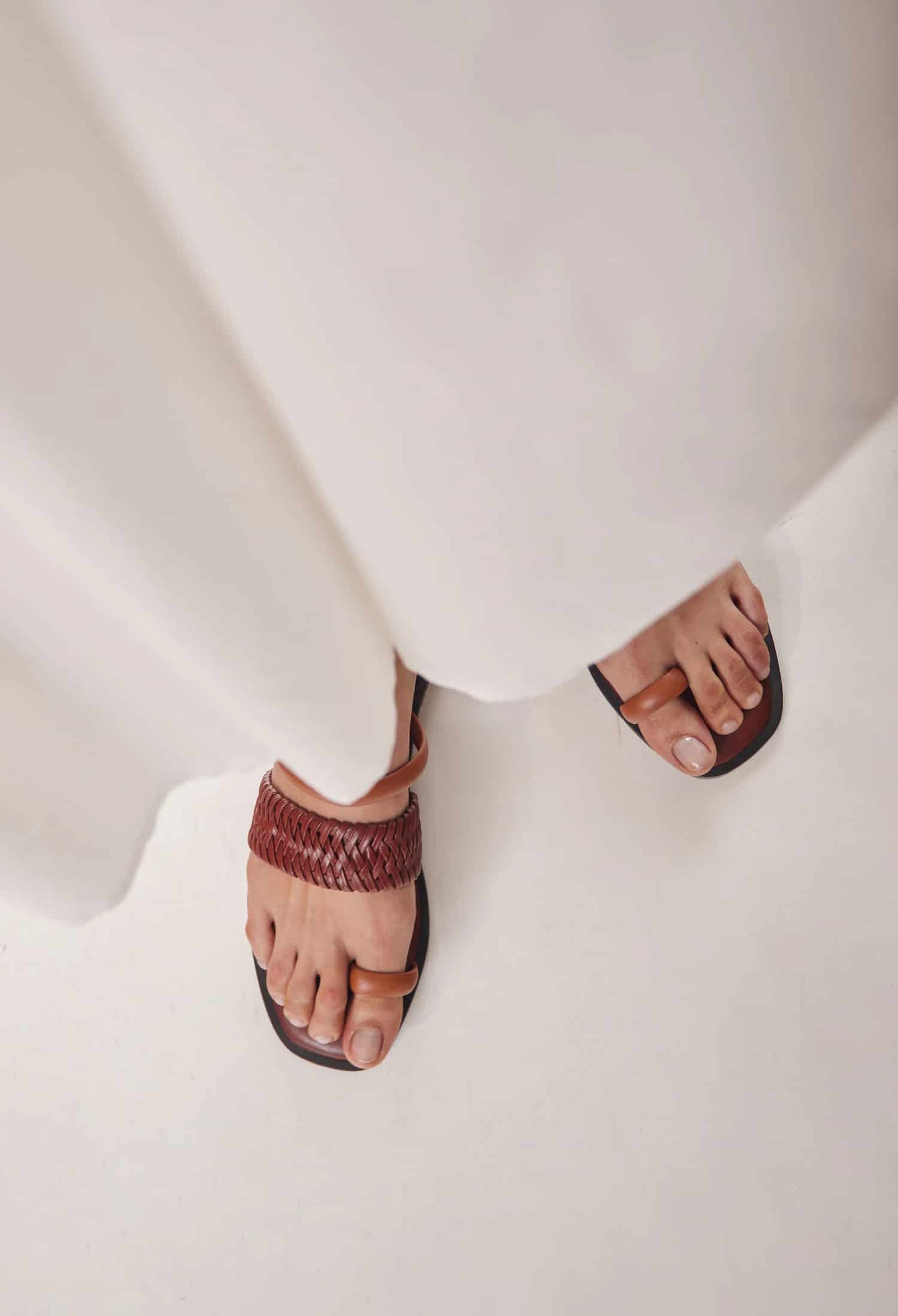 ALLEGRA COGNAC SANDALS - miniatura 4