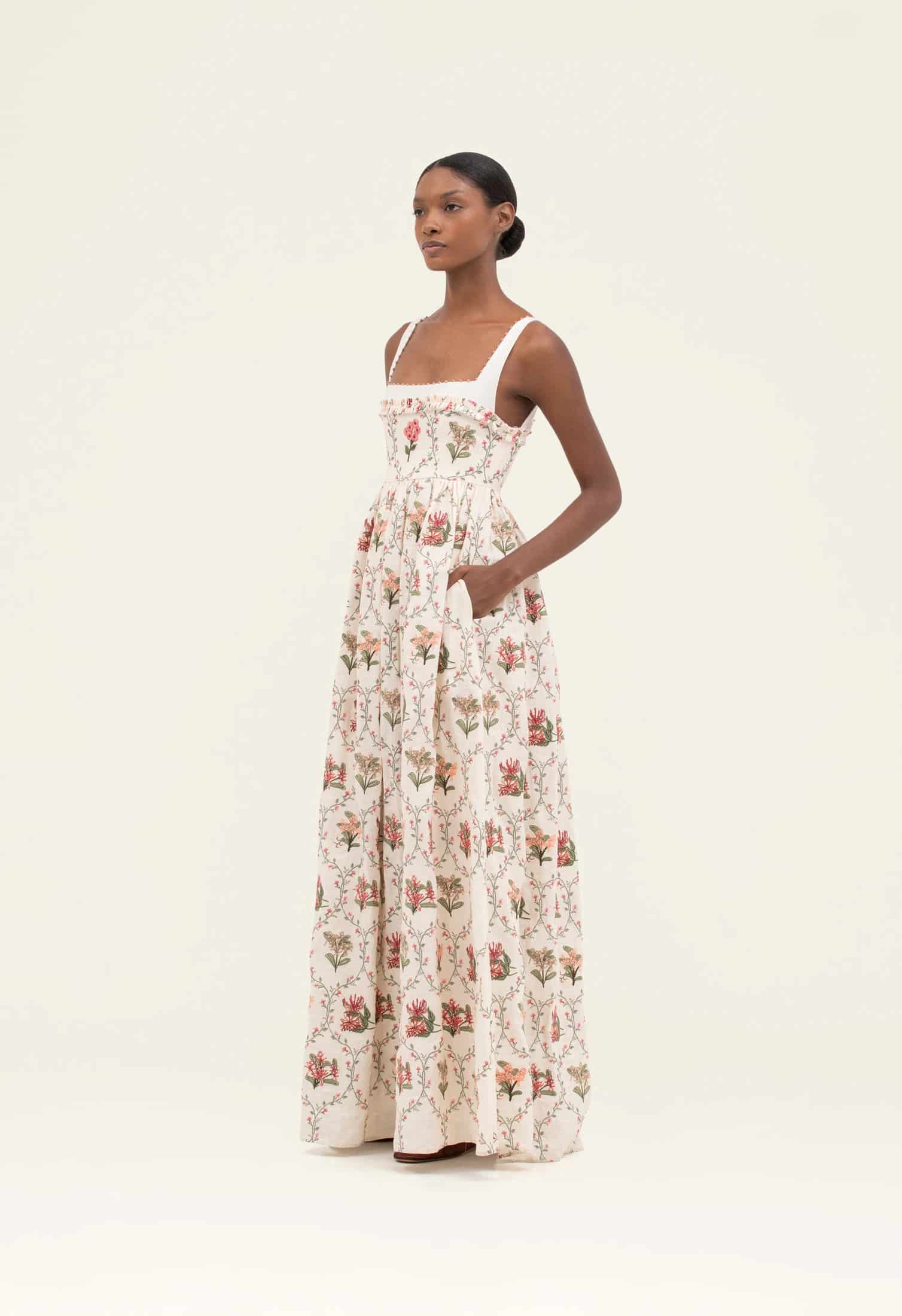 Barbara Orquidea Maxi Dress - miniatura 3