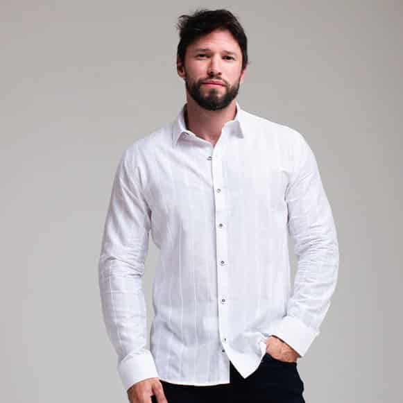 CAMISA ML 100% ALGODON HOMBRE - miniatura 108