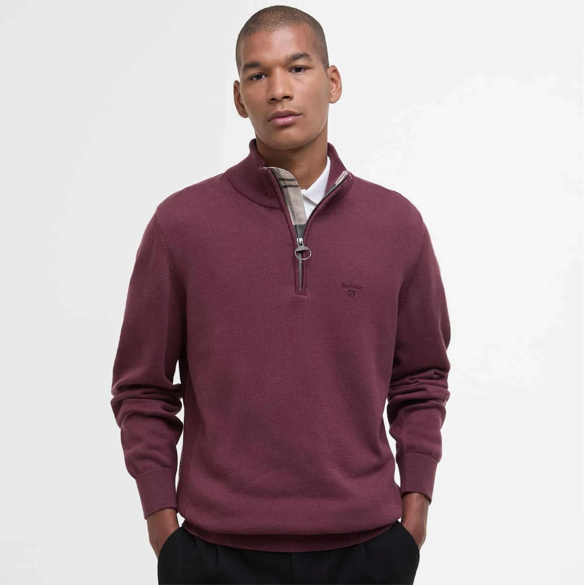 Cotton Half Zip Jumper - miniatura 3