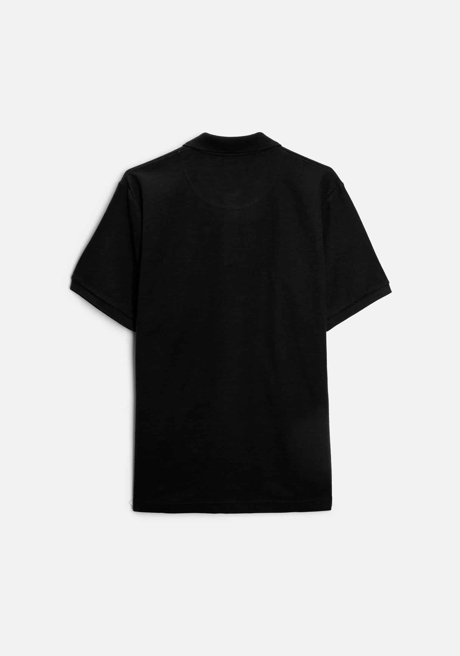 Camiseta Polo H Unicolor L-Roj Negro - miniatura 3