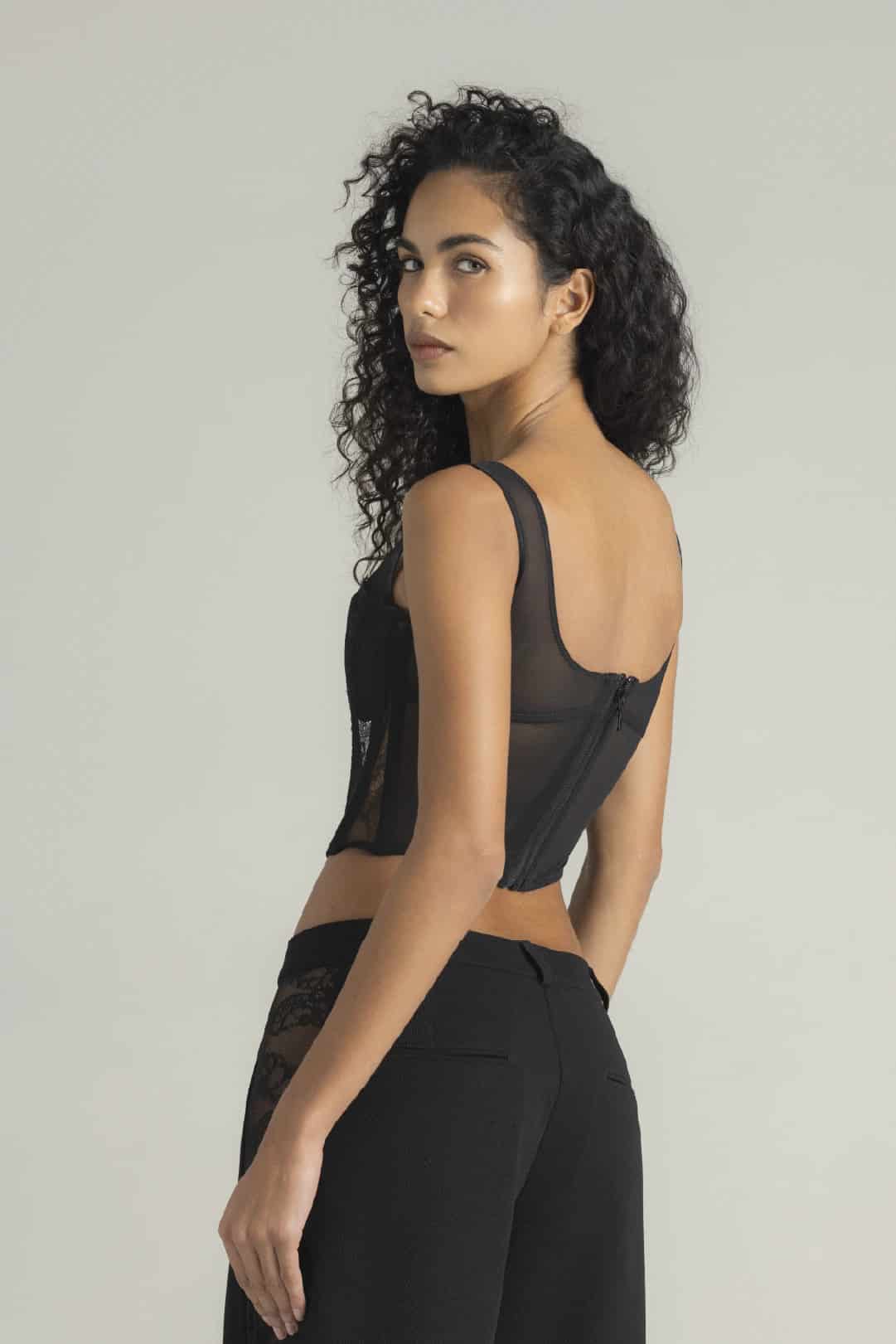CORSET INDIRA NEGRO - miniatura 5
