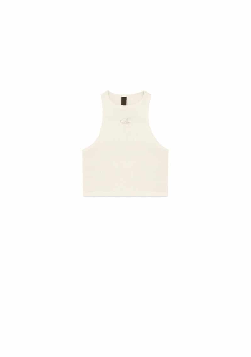 Heraldic cream crop top - miniatura 1