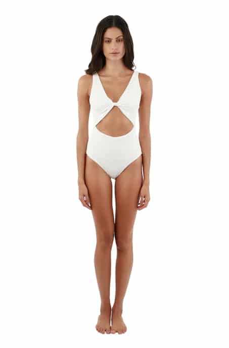 Textured Wave White Twix One Piece - miniatura 1