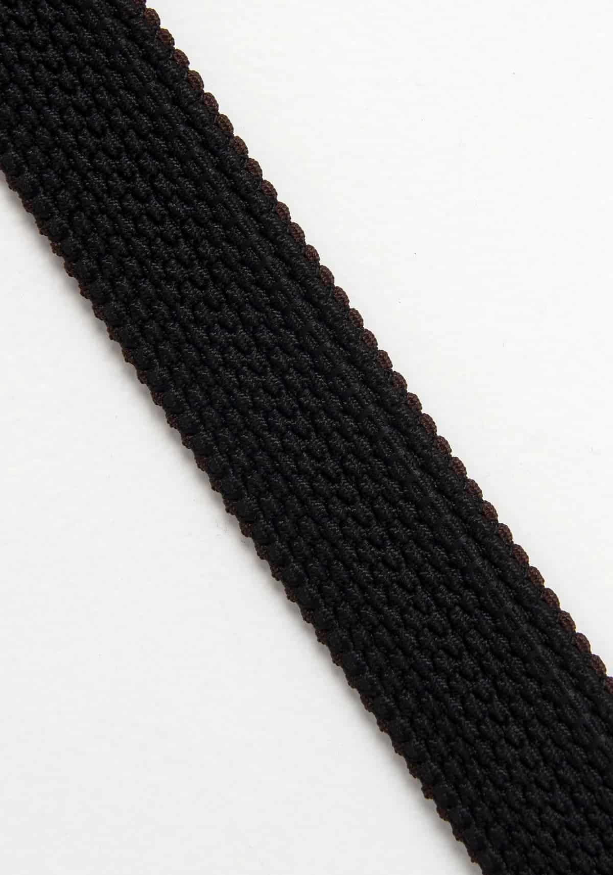 Cinturón Reversible Elástico Negro - Chocolate - miniatura 2