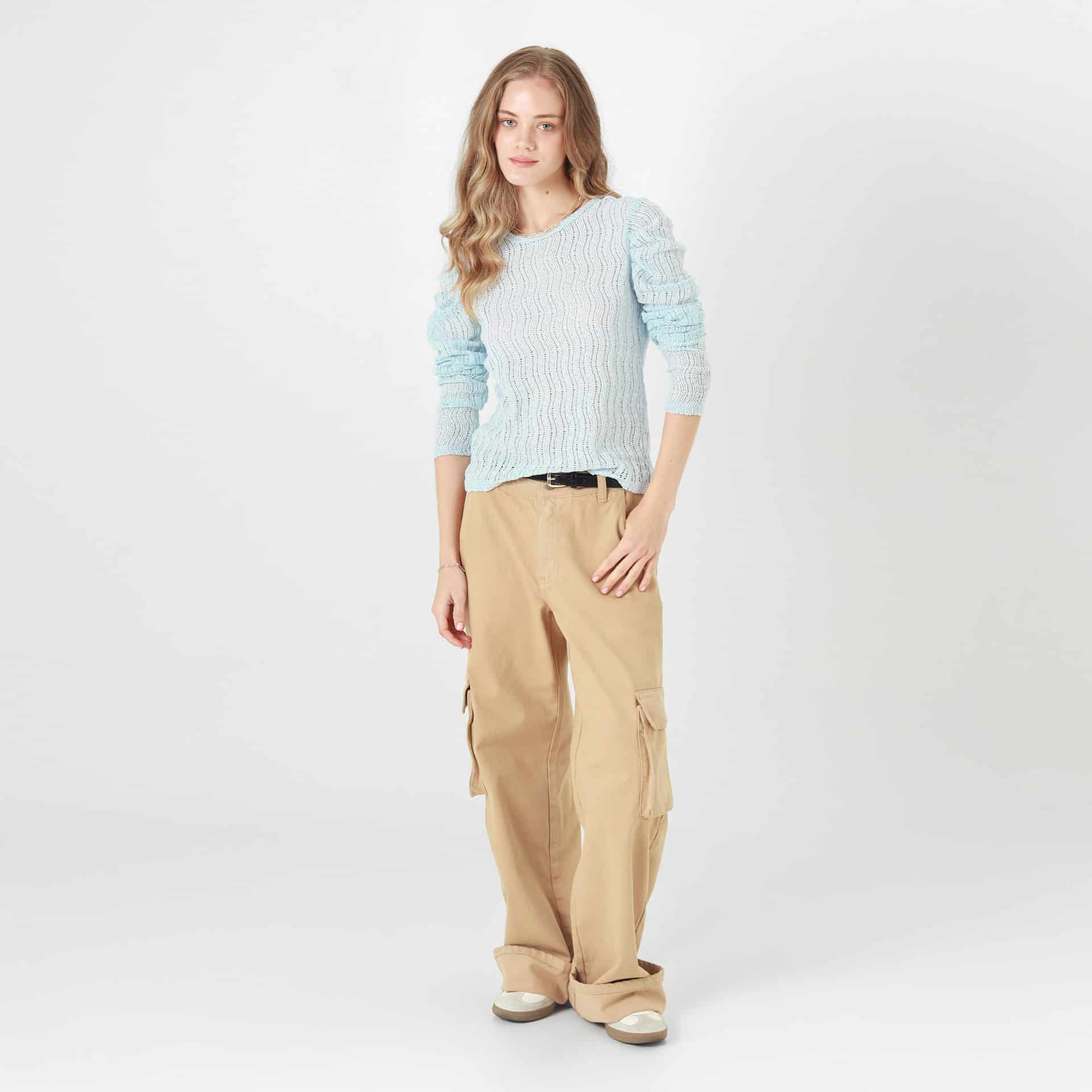Pantalon Tiro Alto Bota Recta - miniatura 1