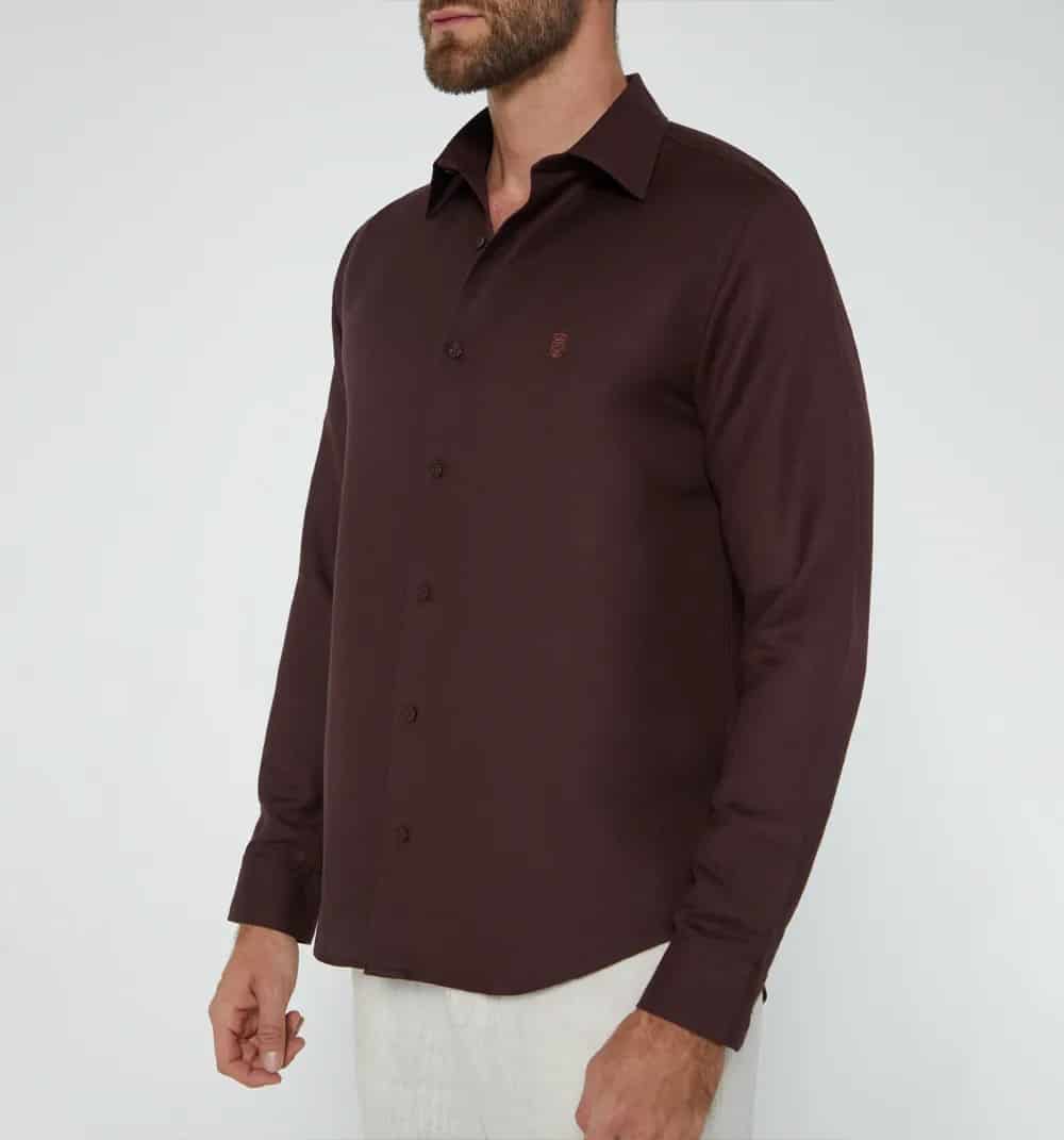 Camisa para hombre de lino - miniatura 28