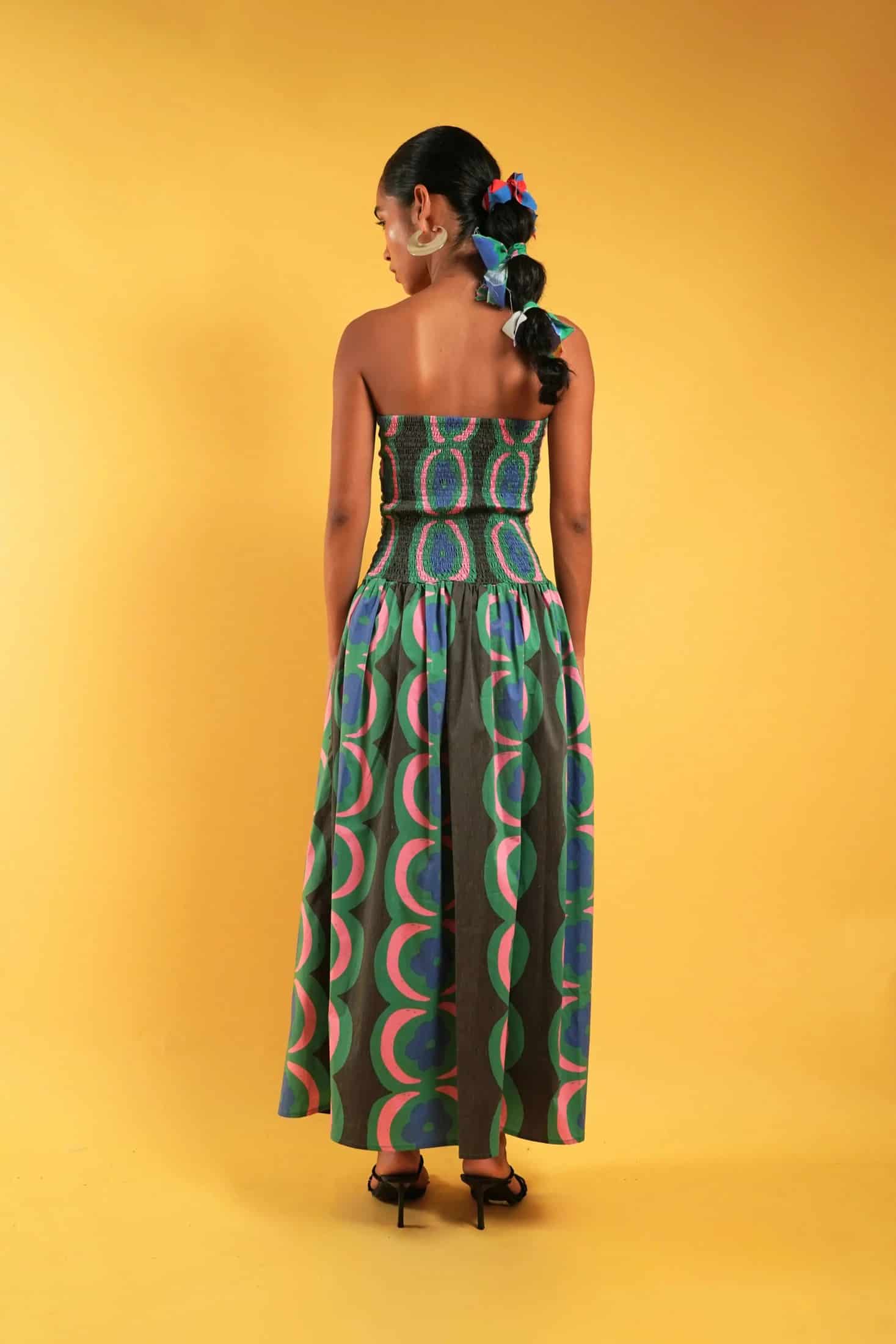 FLOWERS AND THE MOON DRESS - miniatura 2