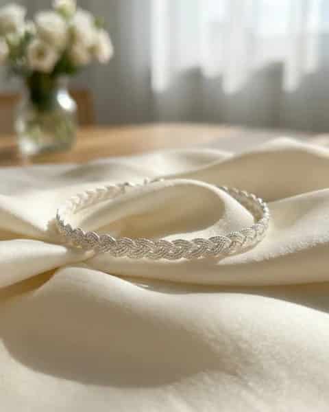 Pulsera Orquidea en Plata Ley 950 Filigrana - miniatura 1