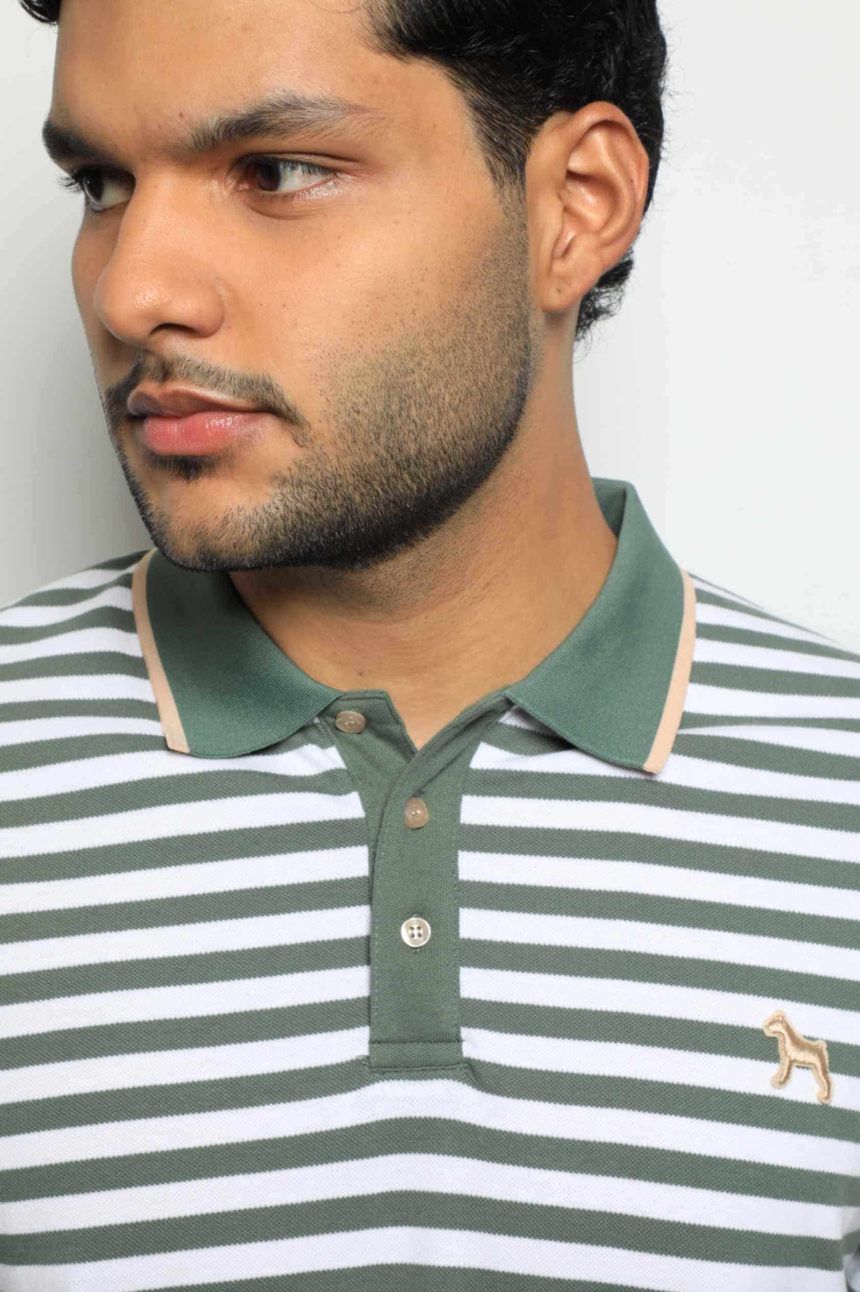 Polo Fashion Rayas Verde - miniatura 5