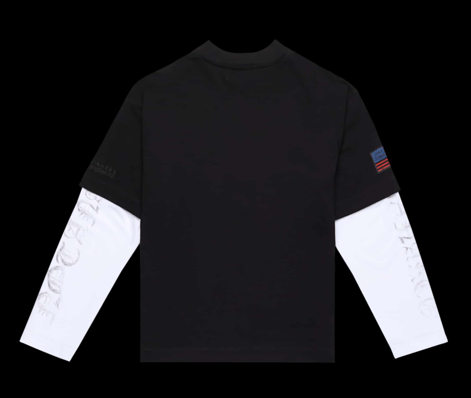 POLIZIA BLACK/WHITE DOUBLE SLEEVE - miniatura 14