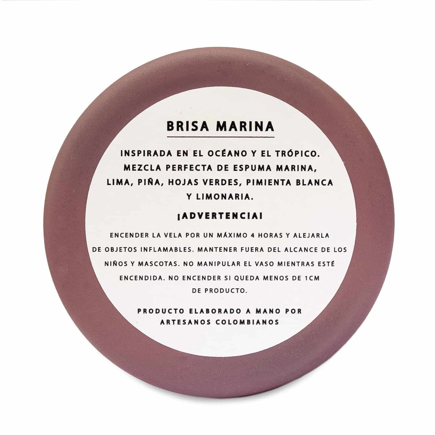 VELA AROMATICA BRISA MARINA 500GR - miniatura 3