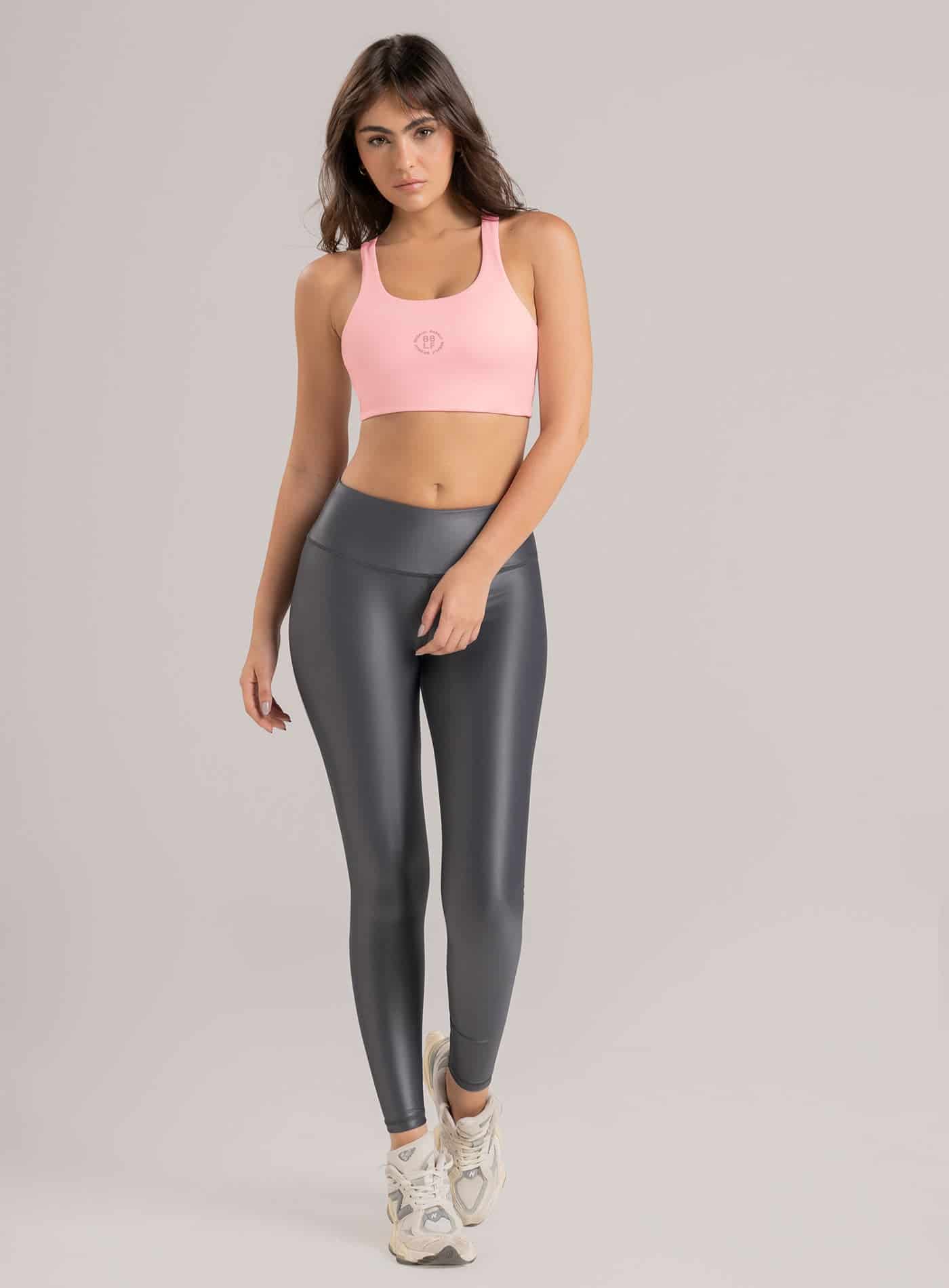 LEGGINS DEPORTIVO FIORE EN TELA APARIENCIA CUERO - miniatura 3