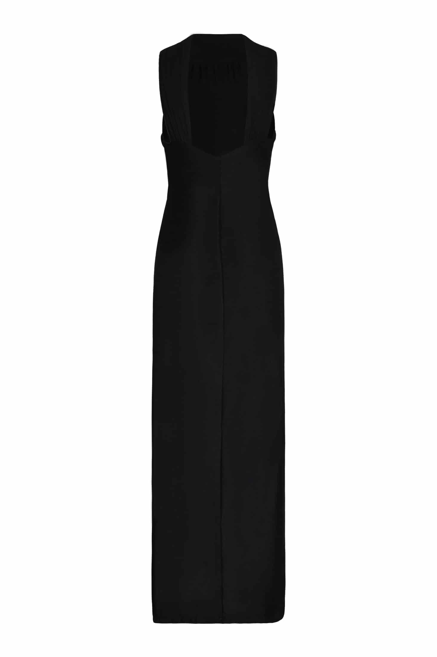 Rosales Jersey Maxi Dress / Black - miniatura 3
