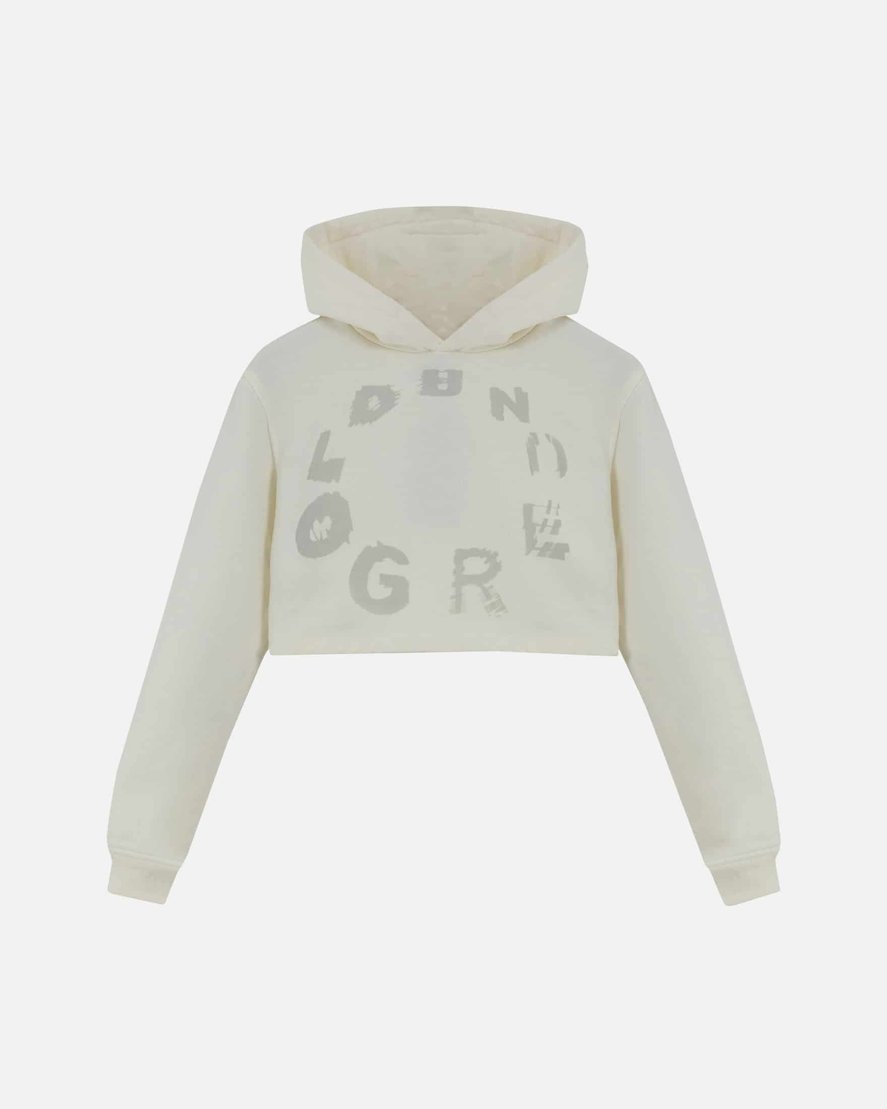 W Echoes Tremor Slim Fit Hoodie White - miniatura 1