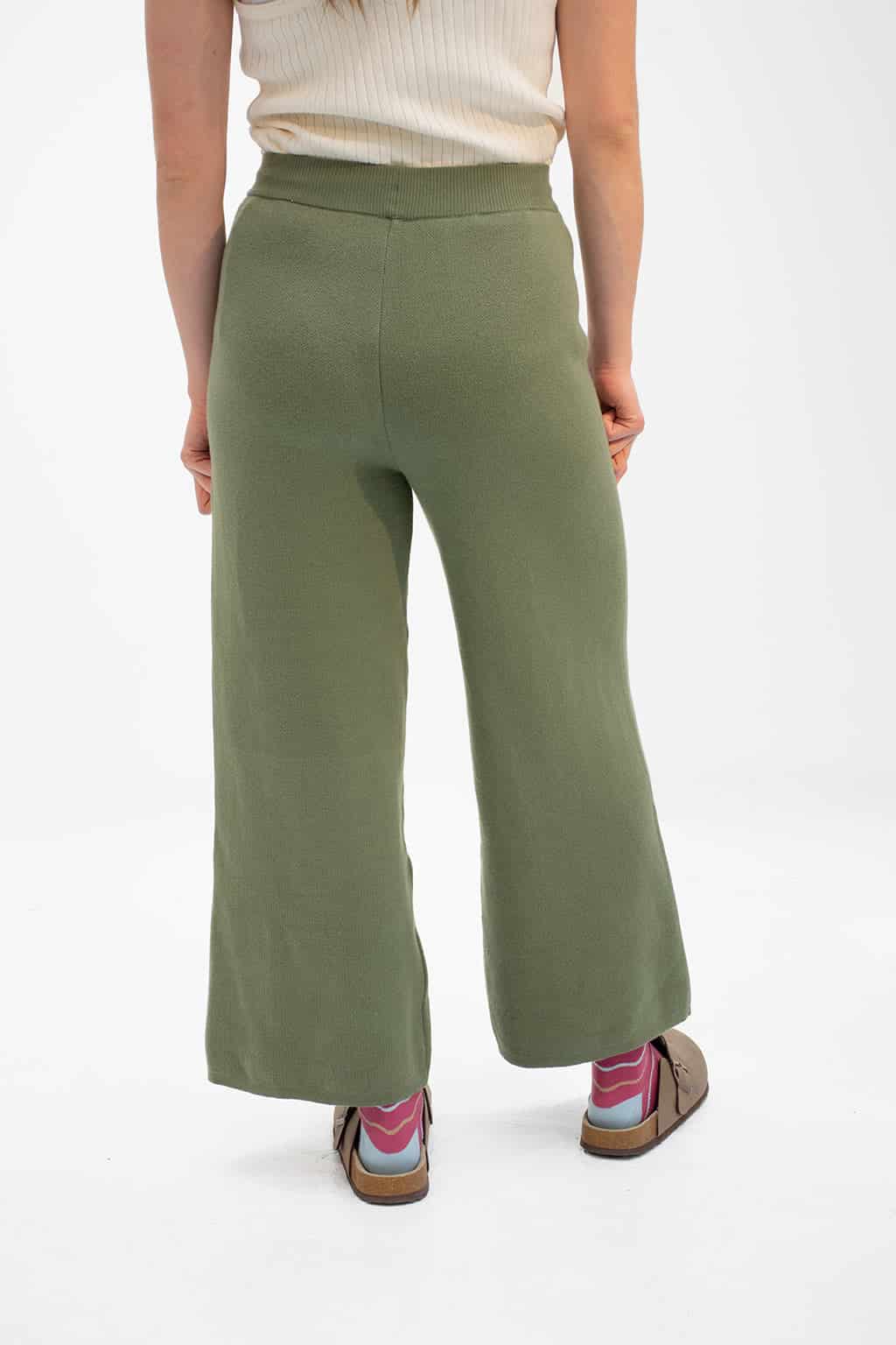 Pantalón Tejido Verde - miniatura 3