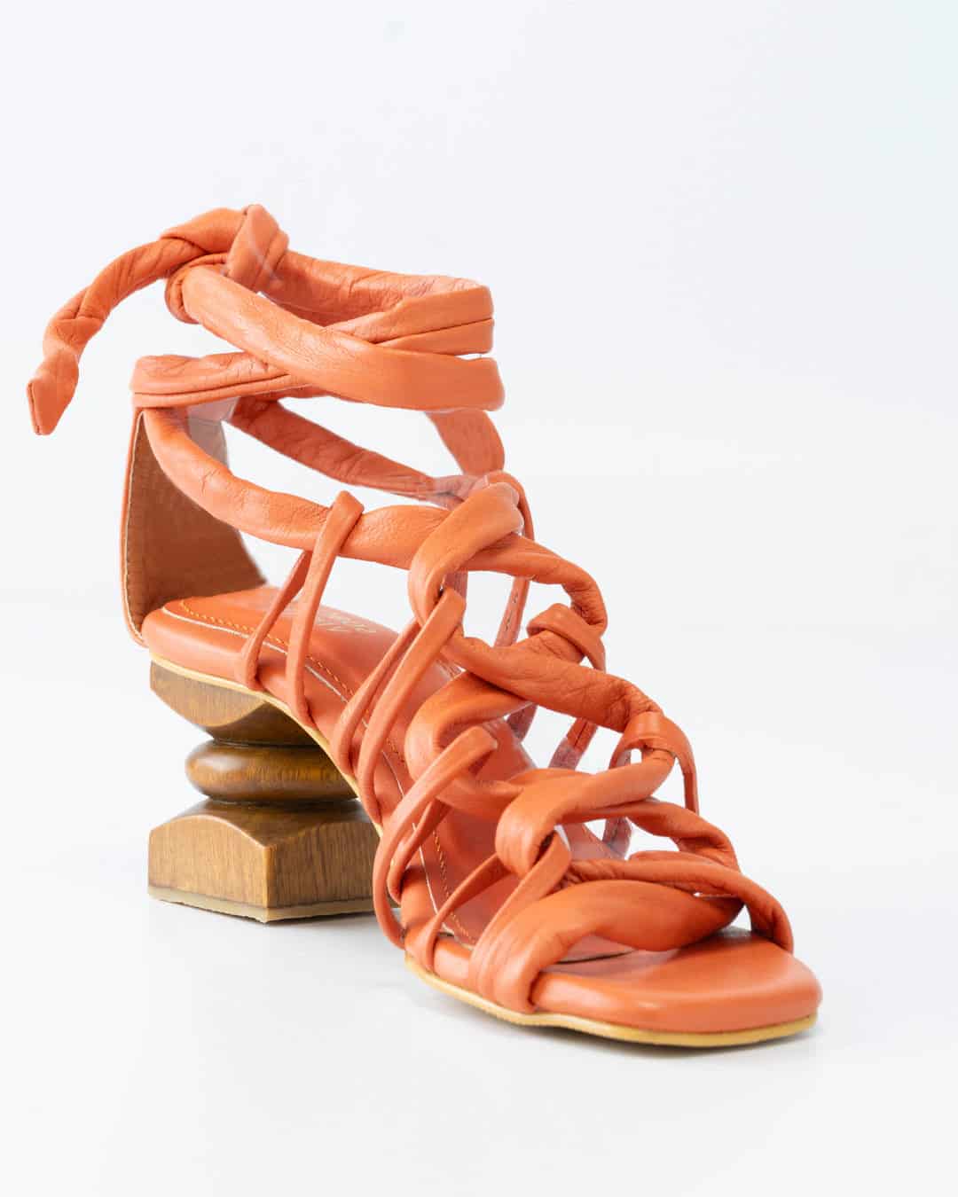 Silvia Cobos Ani Wood Heel Orange - miniatura 2