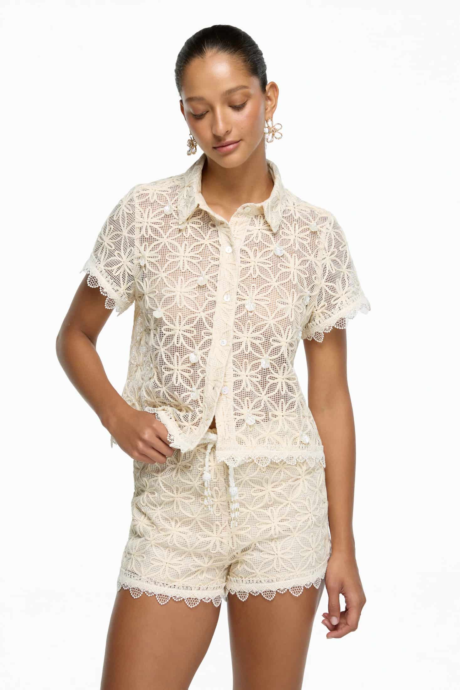 SOLENNE SHORT CREAM - miniatura 2