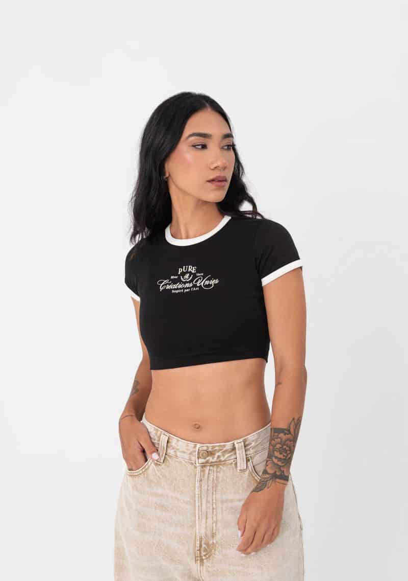 Atelier Black & White Crop top - miniatura 5