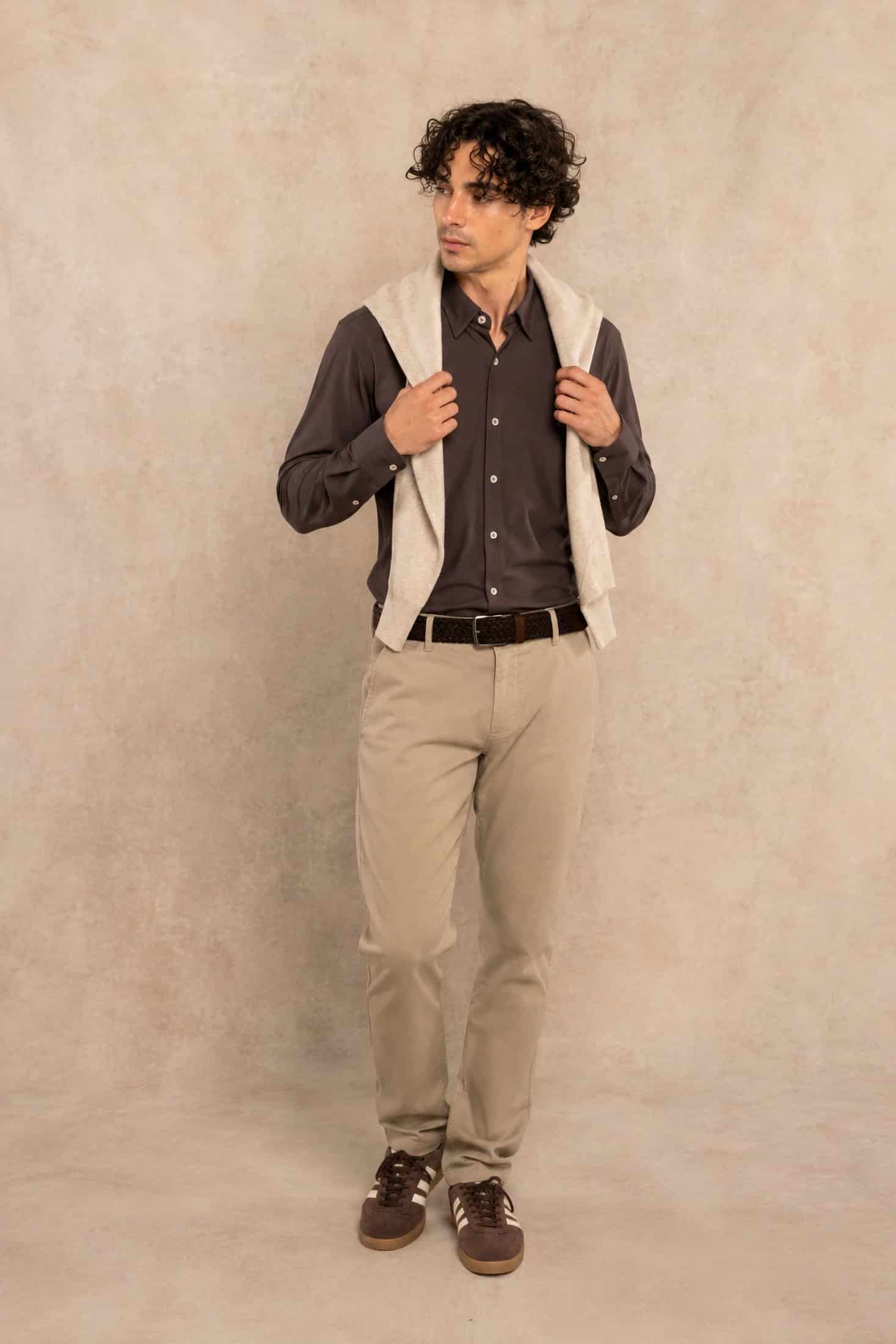 Camisa Performance Oxford Cafe - miniatura 2
