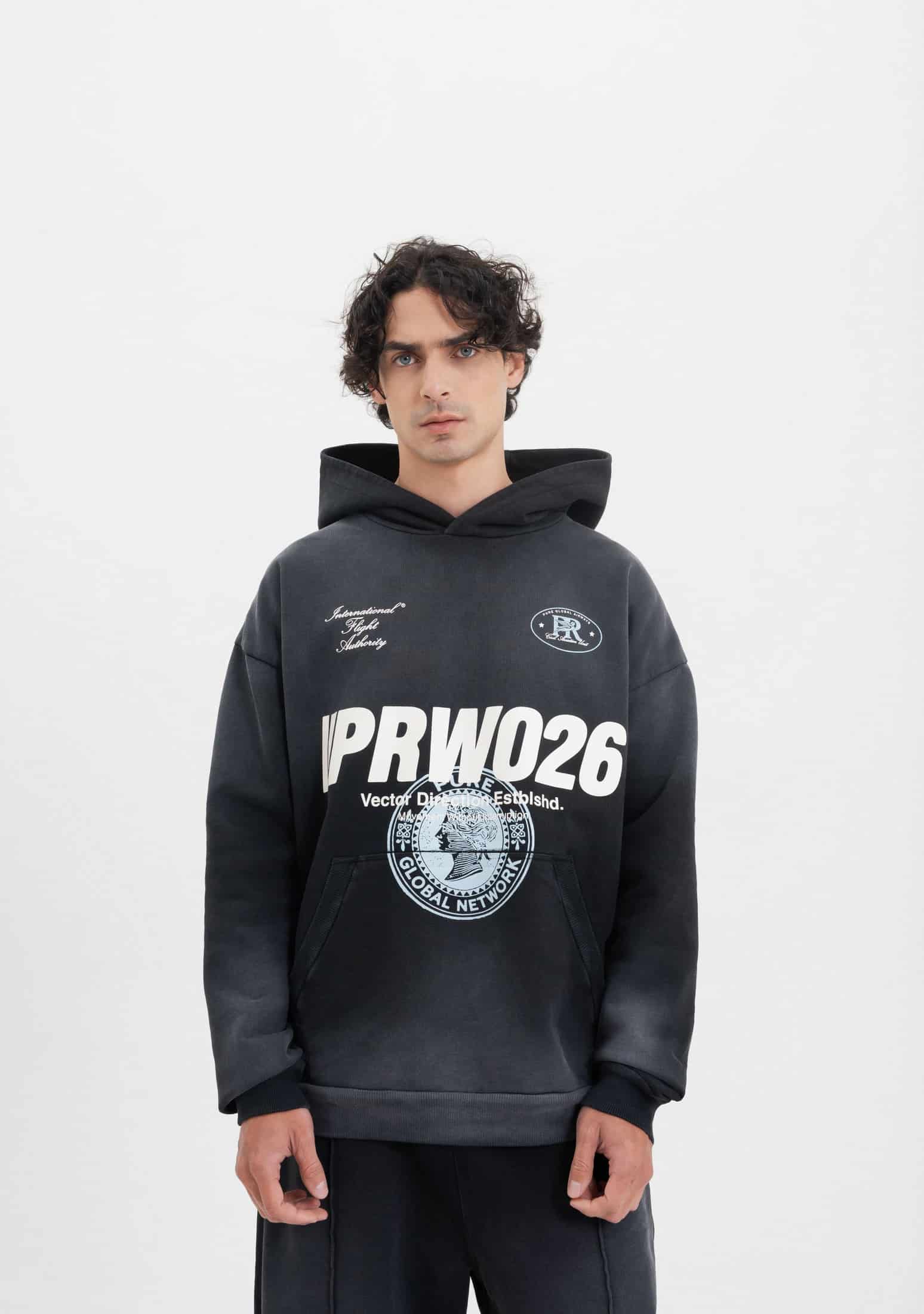 Across The Lines Black Hoodie - miniatura 2