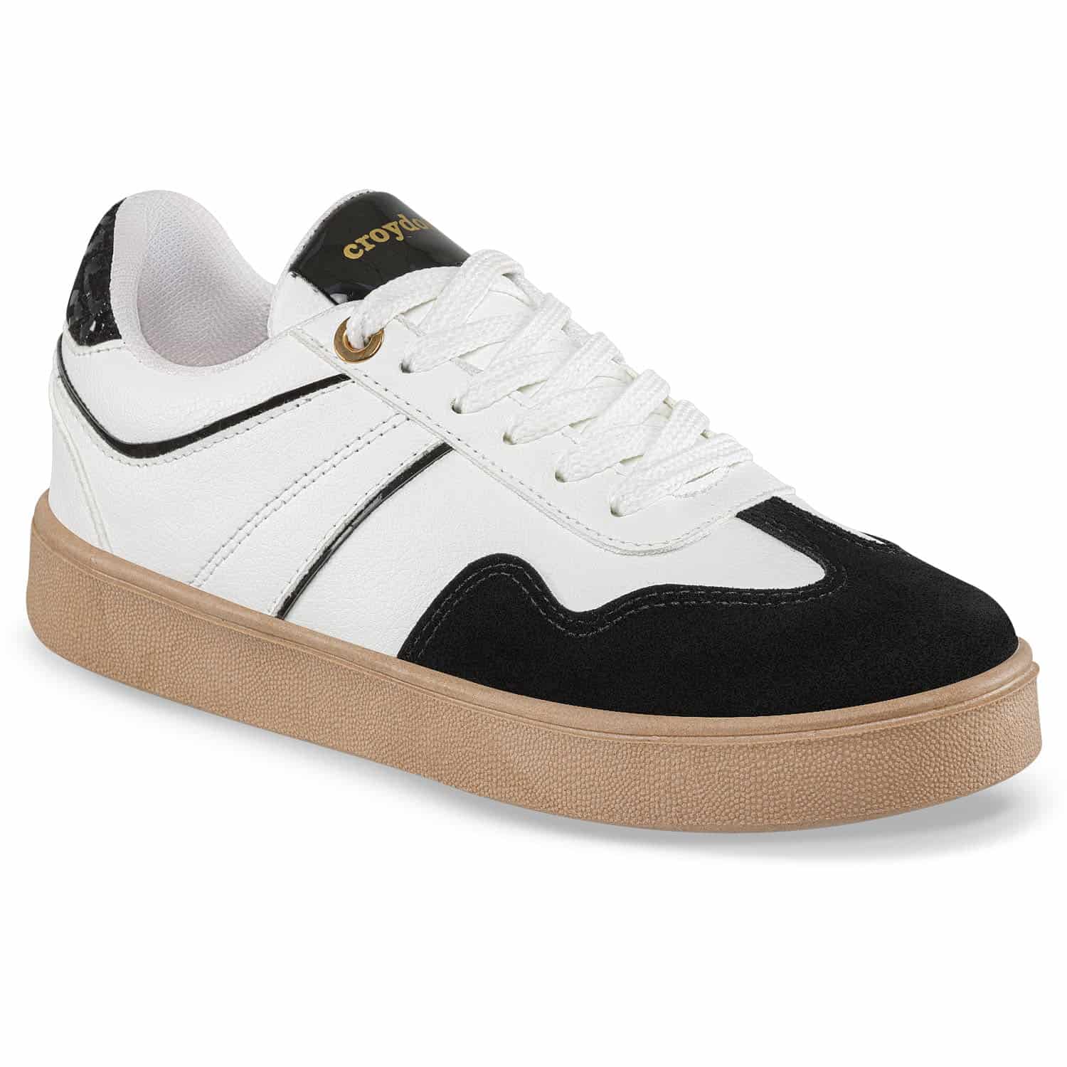 Tenis Urbanos Myranda Blanco-Negro Croydon para Mujer - miniatura 1