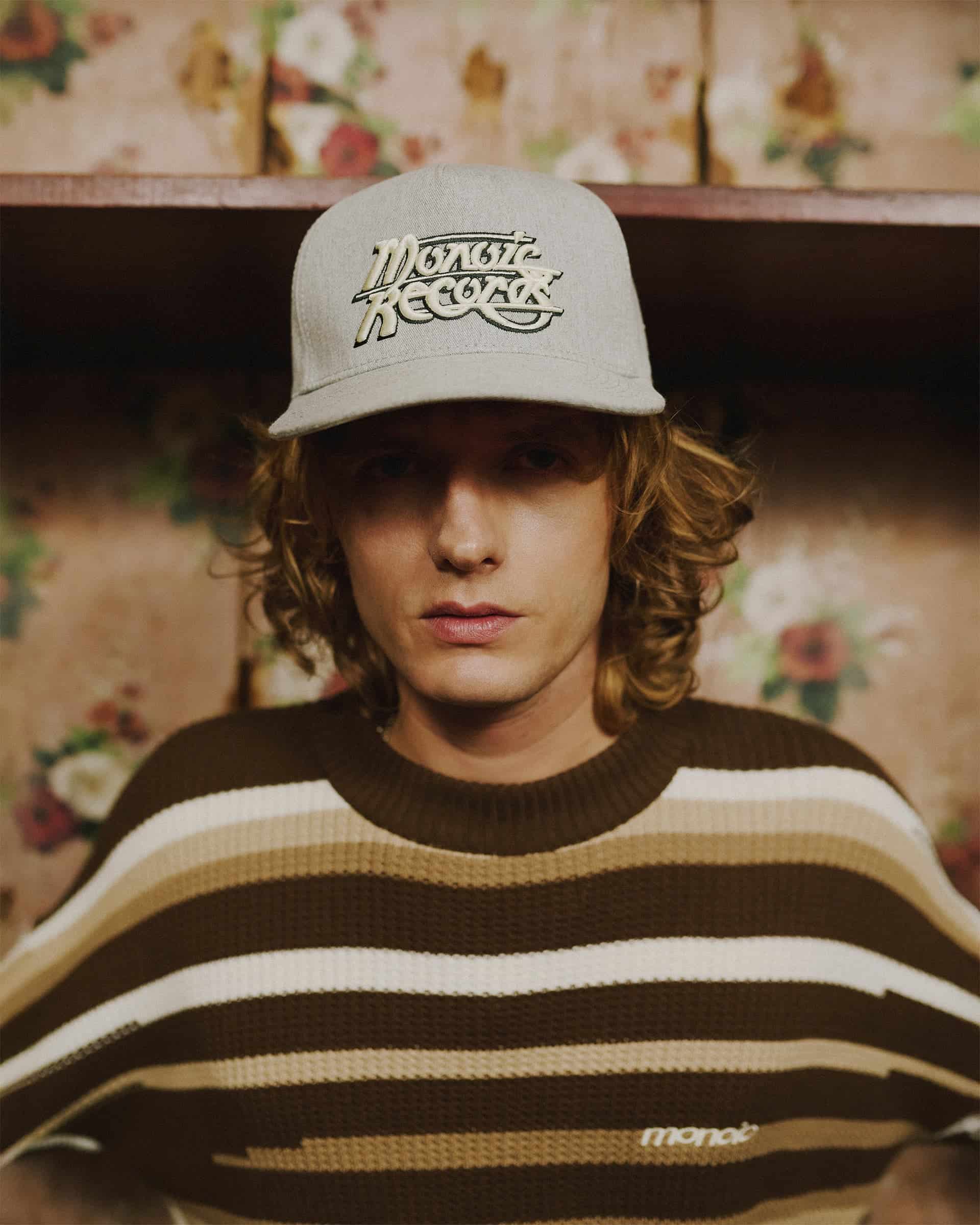 Gorra Monoic Records - Gris y Crema - miniatura 2