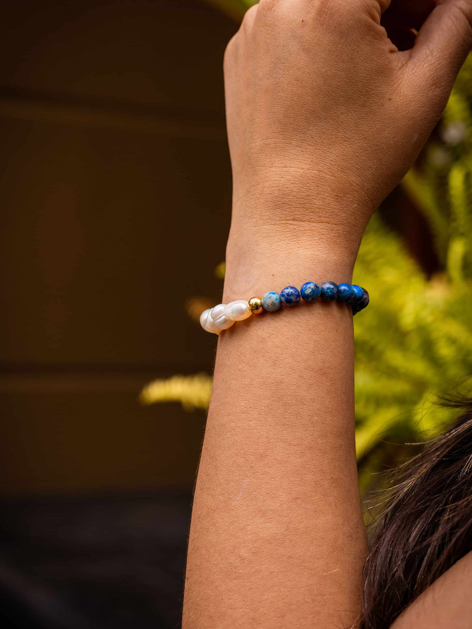 Brazalete Perla de Rio & Lapislázuli - miniatura 3