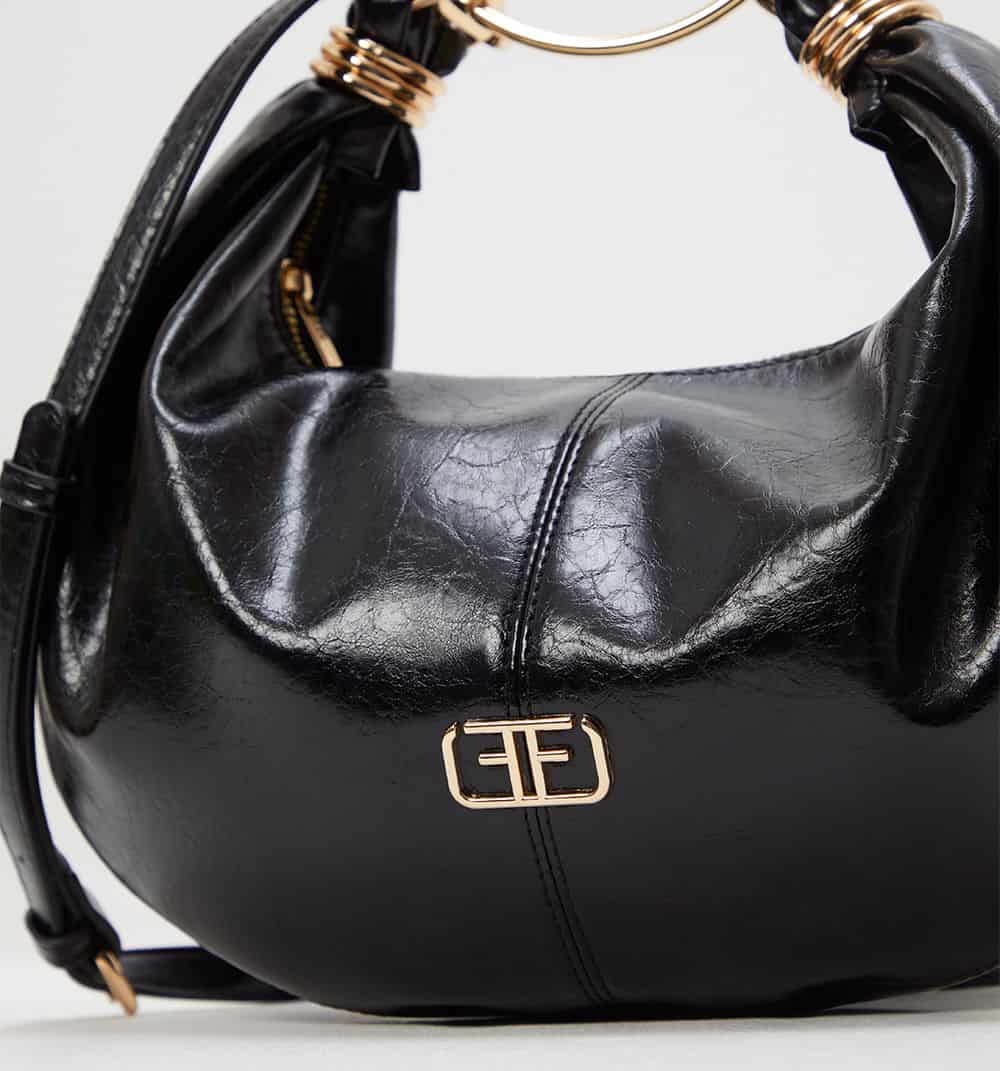Bolso de mano con asa metalica - miniatura 2