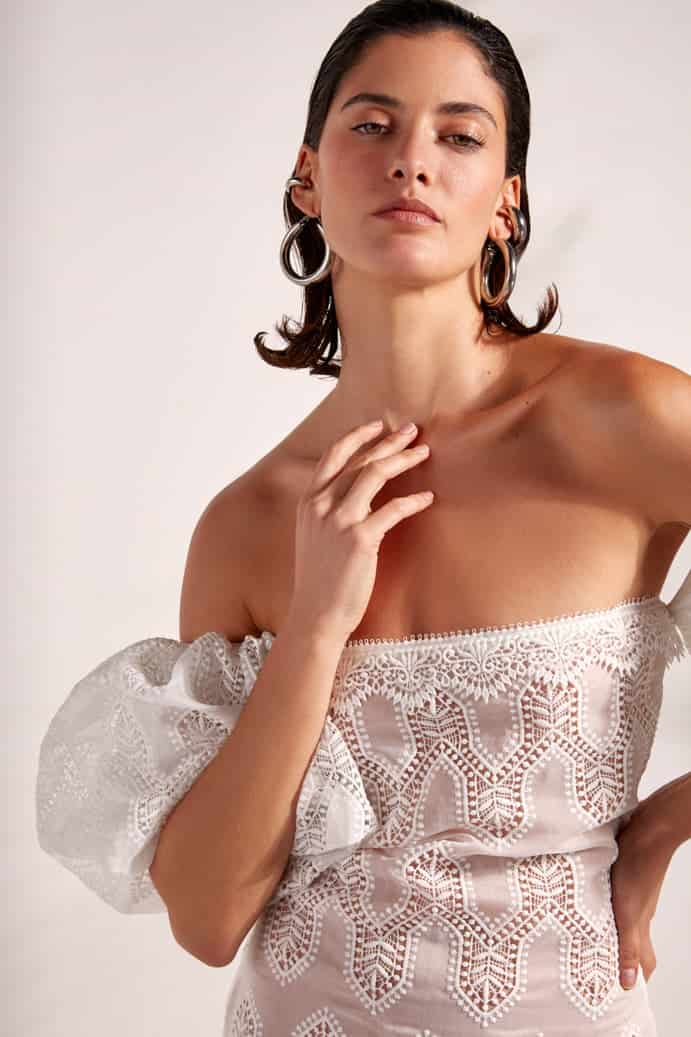 AURELIA MAXI DRESS WHITE - miniatura 5