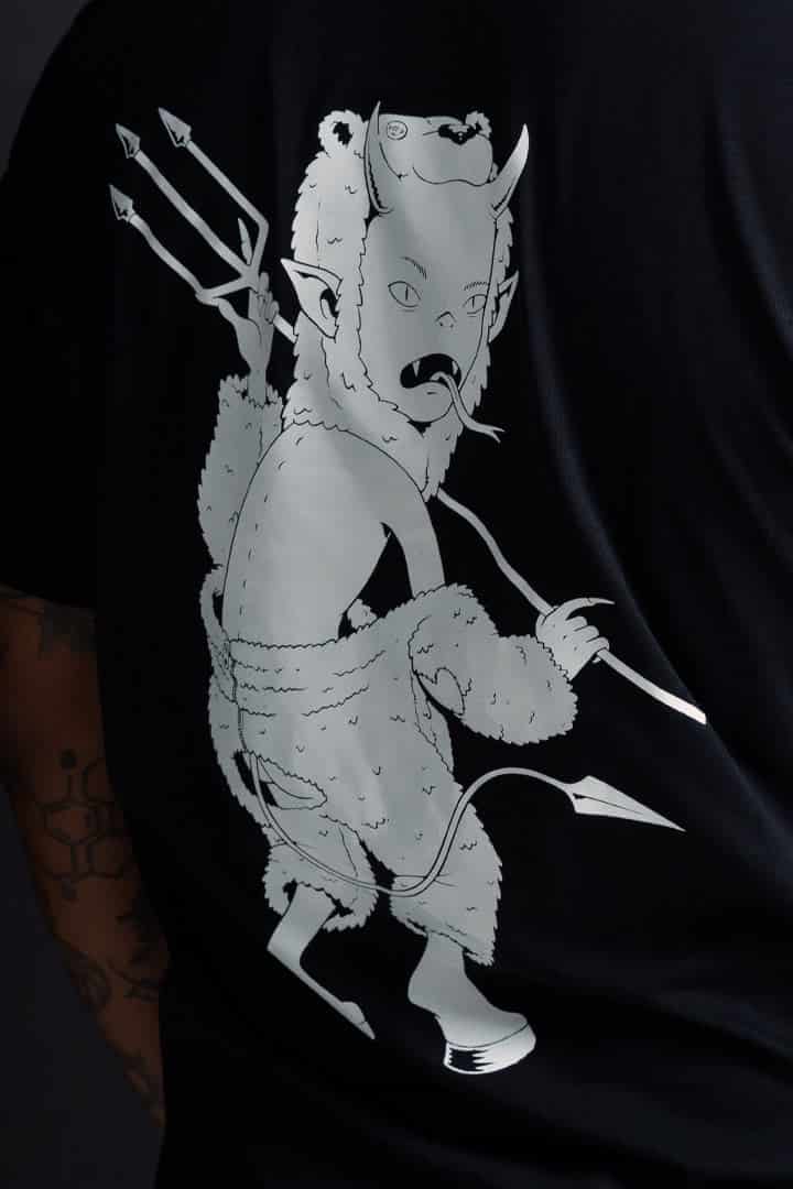Camiseta diablo disfrazado de oso - miniatura 3