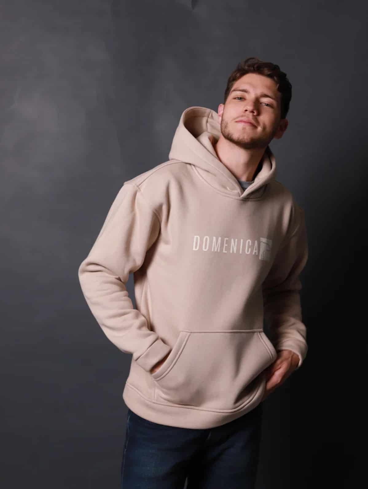 HOODIE OSO BEIGE OVERSIZED - UNISEX - miniatura 2