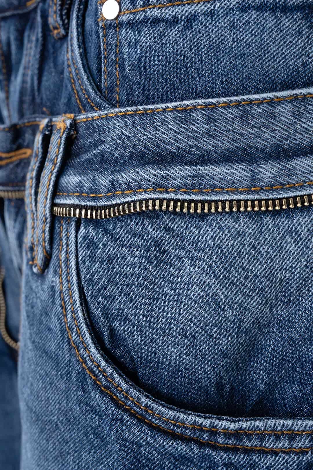 VENENO JEAN TRIPLE WAISTBAND BLUE - miniatura 12