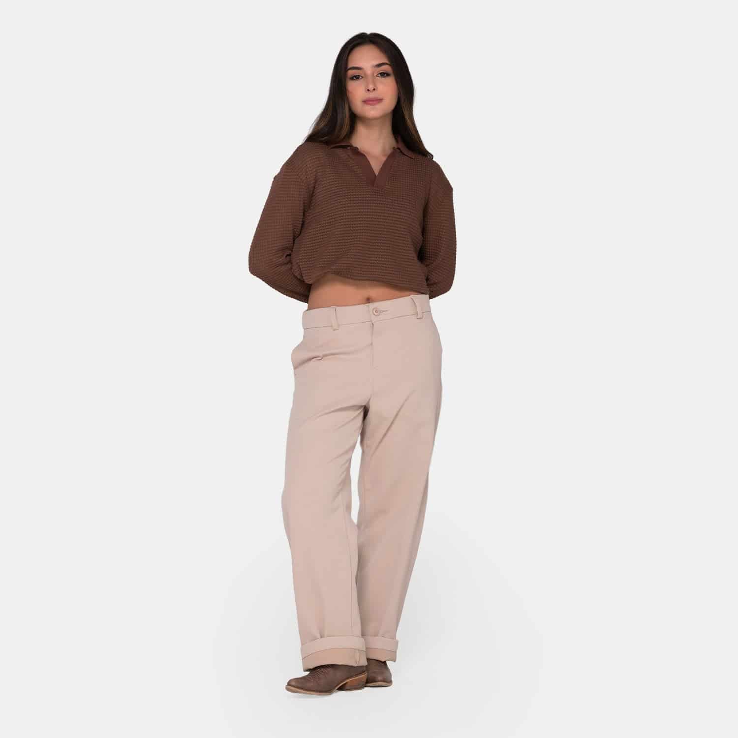 EcoDrift Trousers Beige - miniatura 1