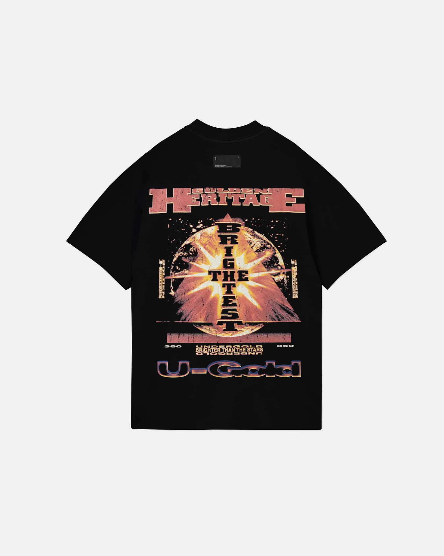 Golden Heritage Starlume Tshirt Black - miniatura 1