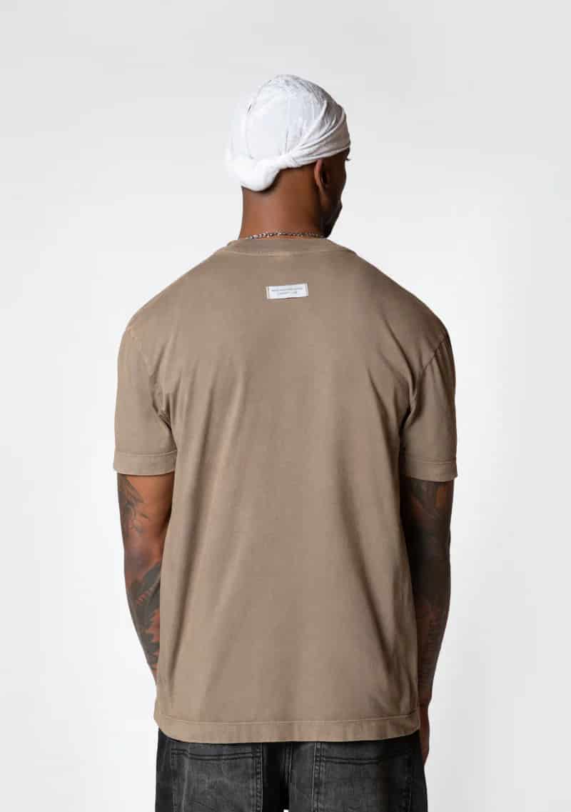 Knockout brown wash Standard t-shirt - miniatura 7