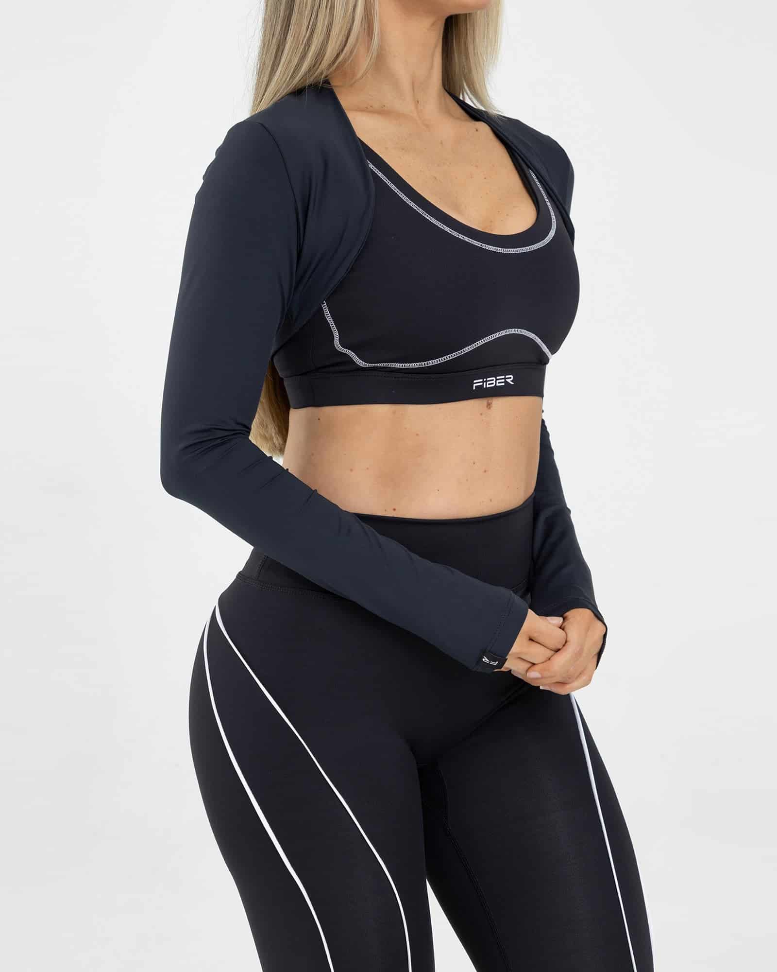 Top complemento layer negro level up FIBER - miniatura 2
