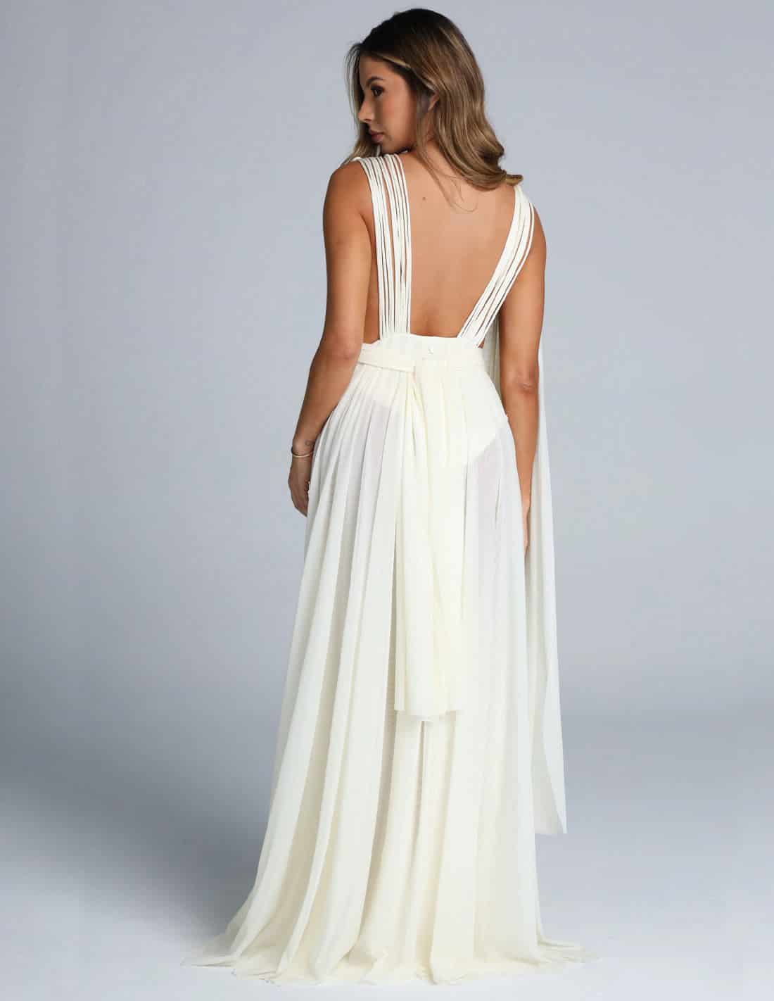 Vestido Copernico Marfil - miniatura 2